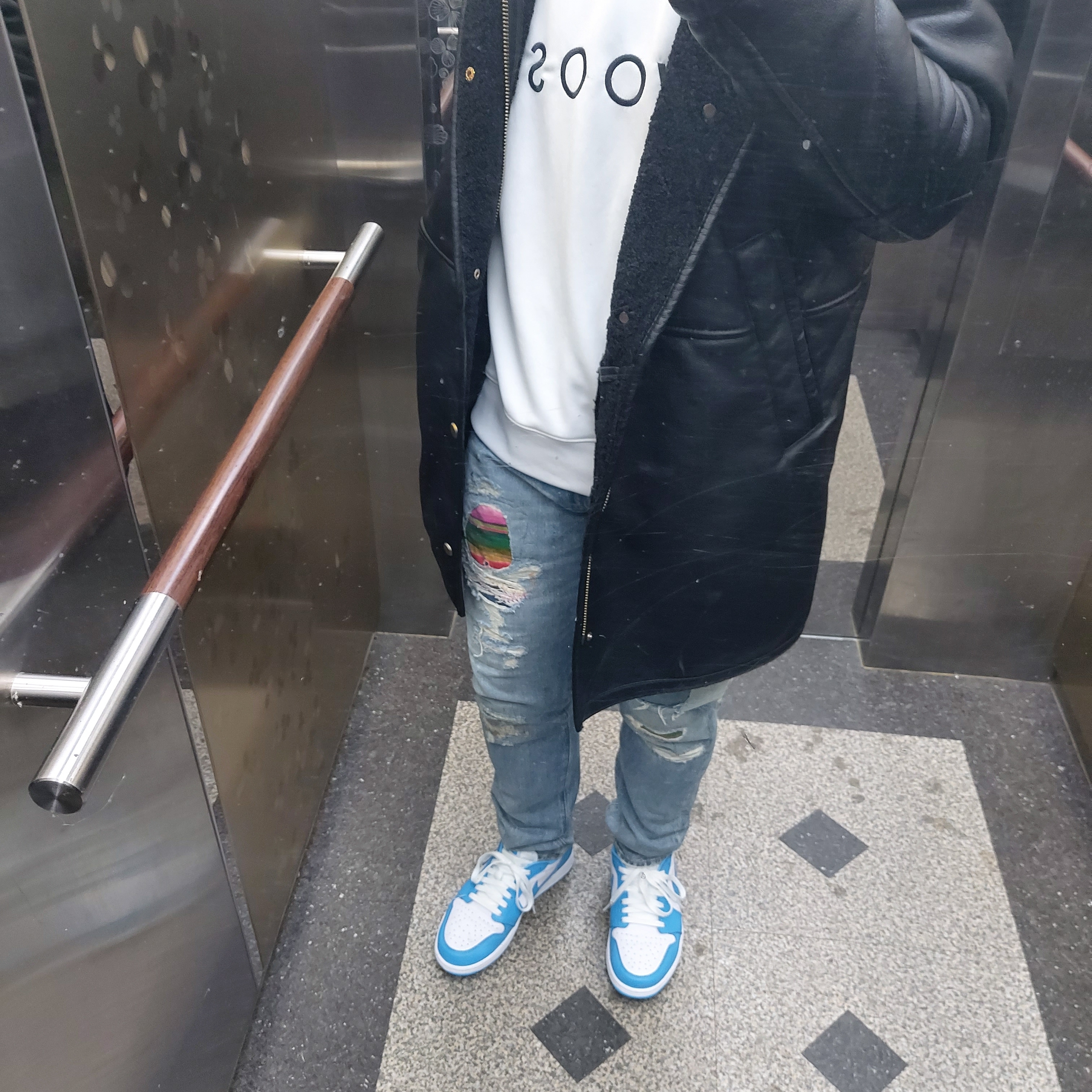 Jordan 1 Low SB UNC 착용 스타일