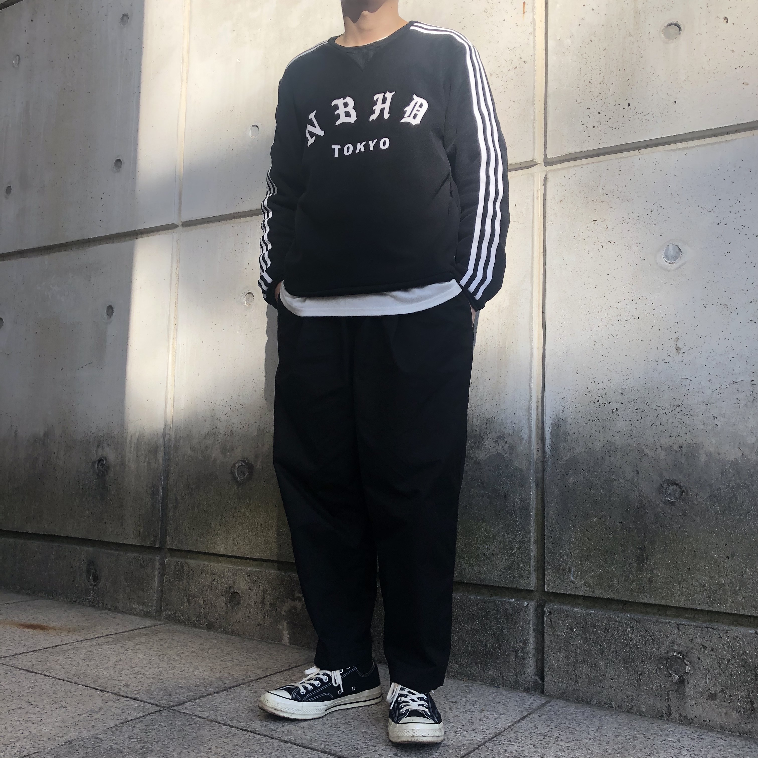 Converse Chuck 70 Ox Black - Standard 착용 스타일