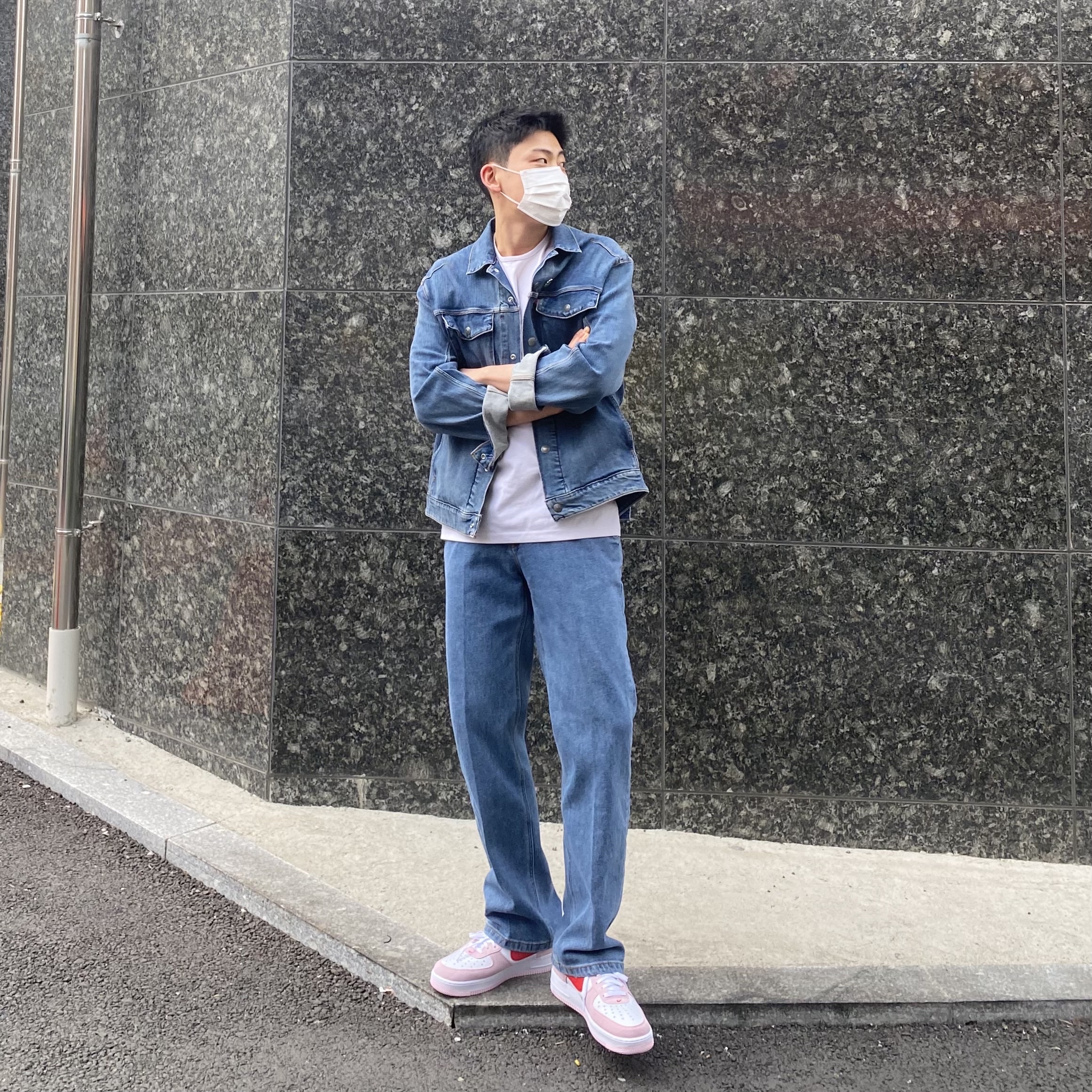 Nike Air Force 1 '07 QS Valentine's Day 착용 스타일
