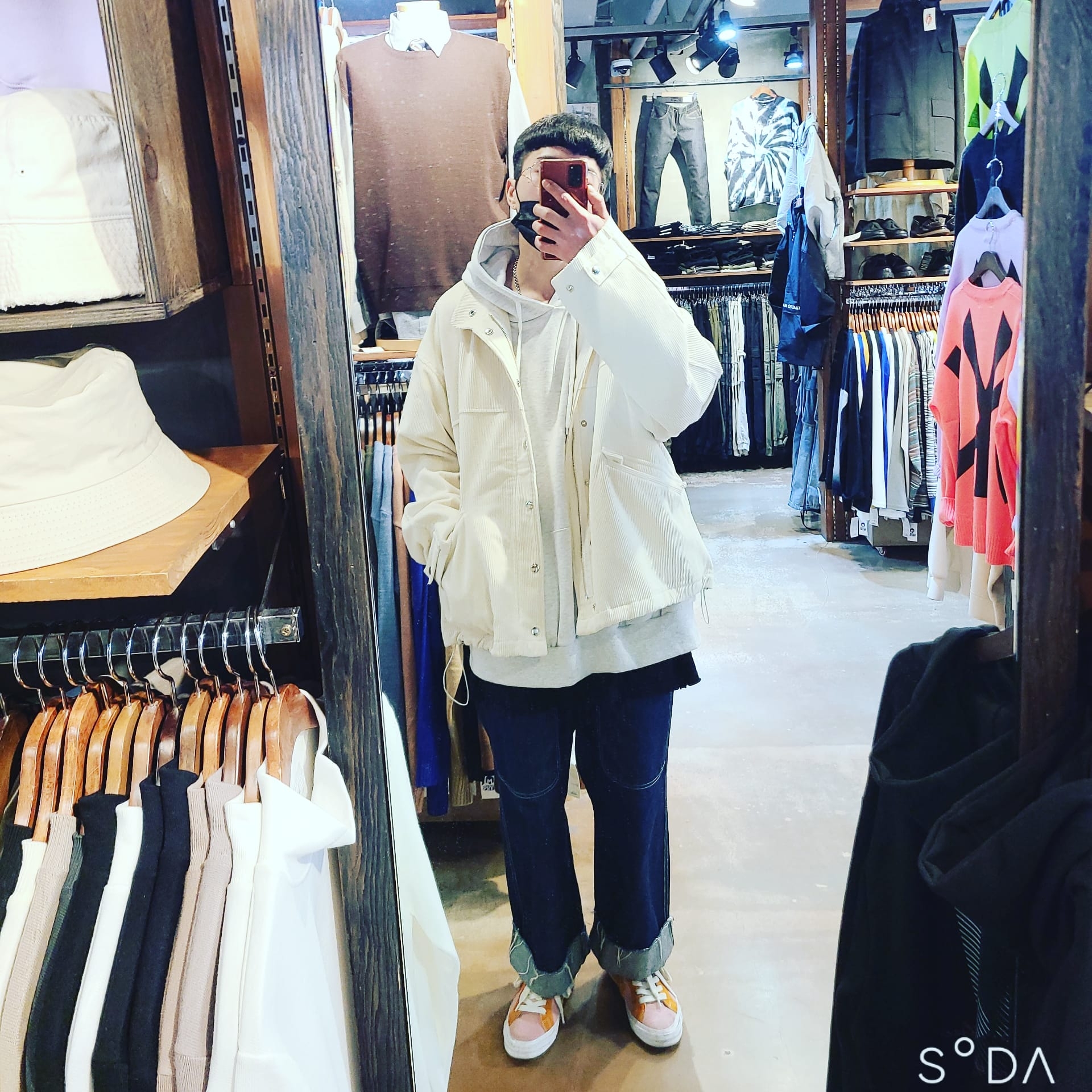 Converse x Pop Trading Company Jack Purcell Pro Ox 착용 스타일