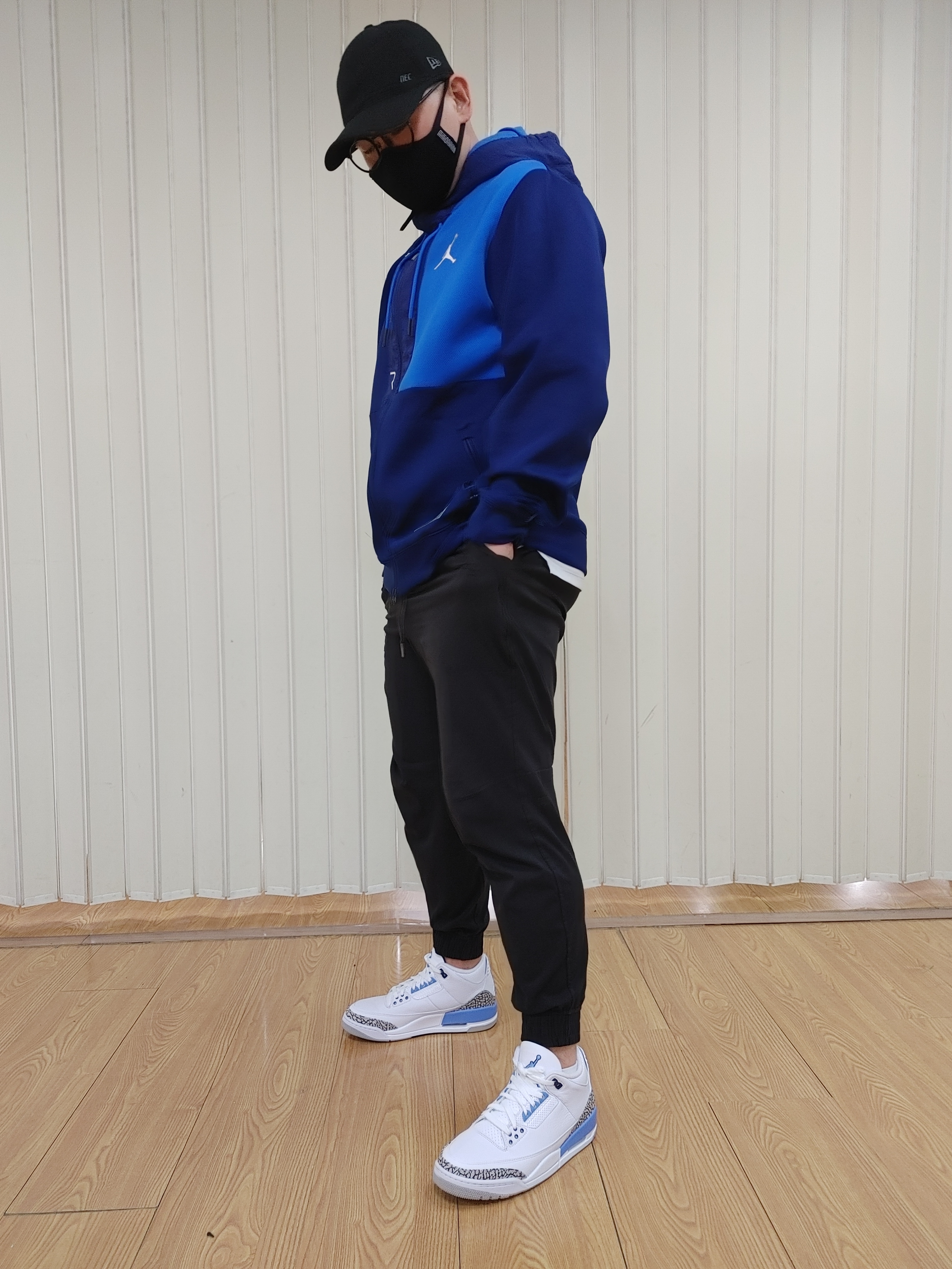 Jordan 3 Retro UNC 2020 착용 스타일 - 1