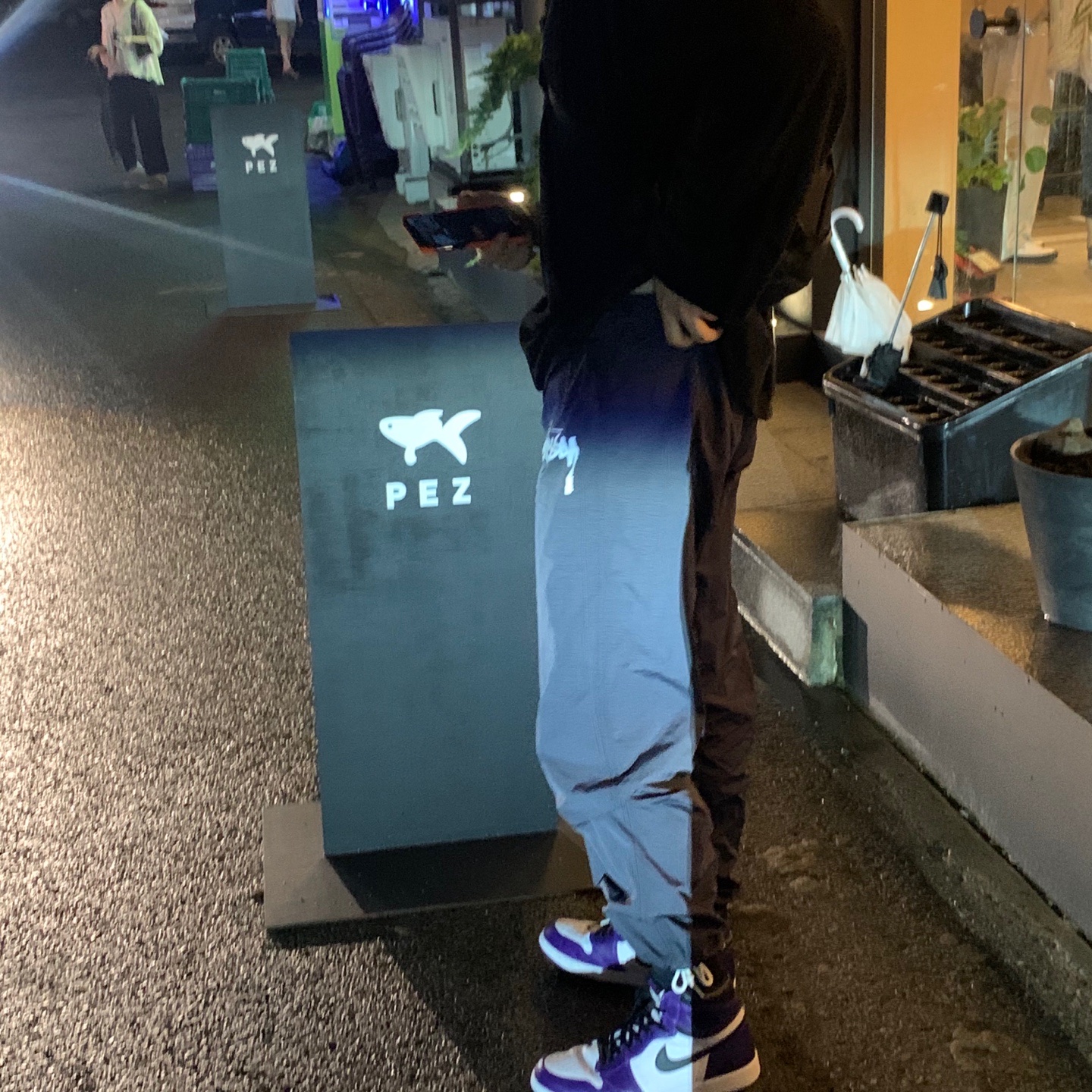 Jordan 1 Retro High OG Court Purple 2020, Nike x Stussy Beach Pants Off Noir 착용 스타일