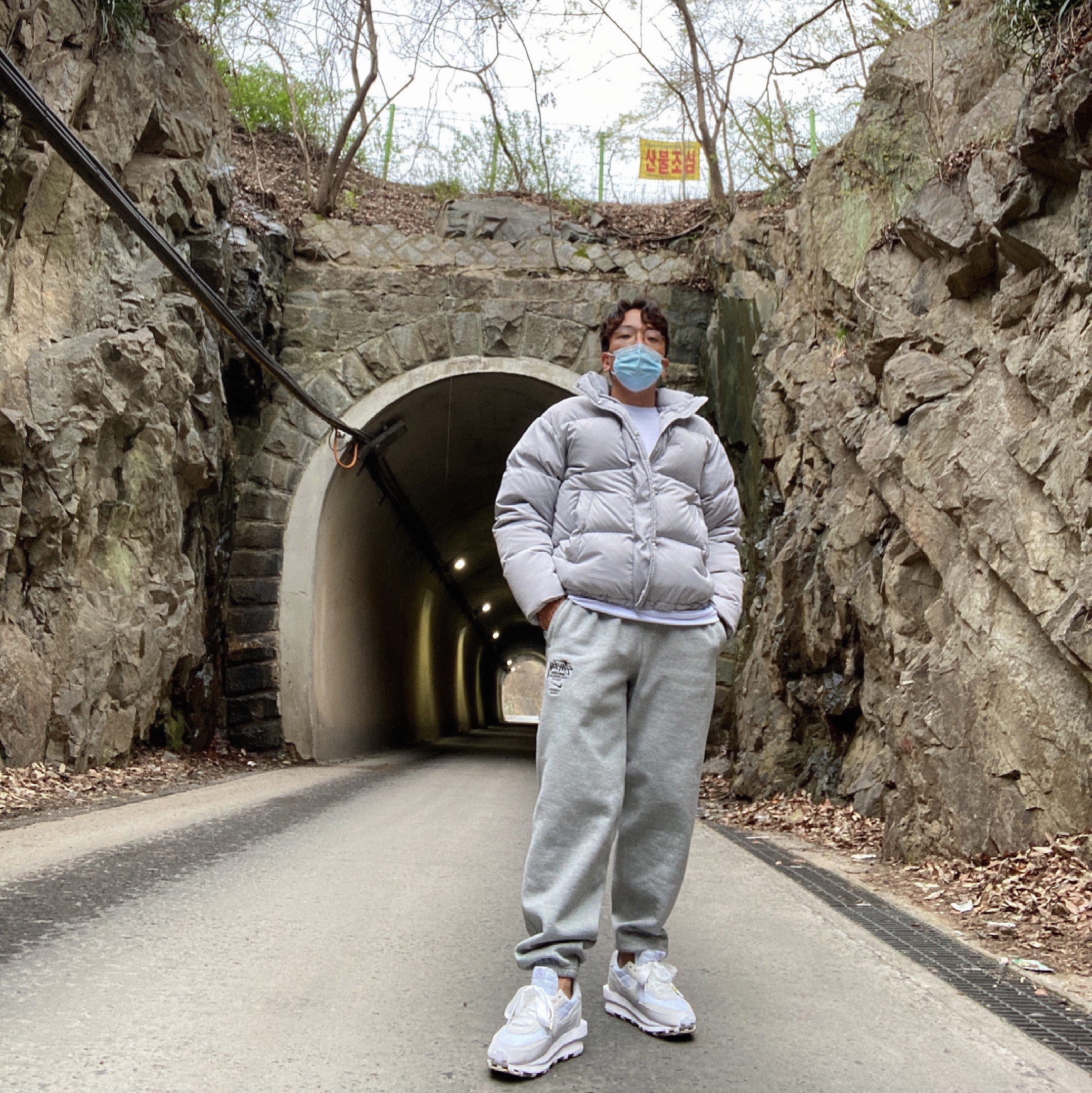 Nike x Stussy NRG ZR Fleece Pants Heather Grey - US/EU, Nike x Sacai LDWaffle White Nylon 착용 스타일