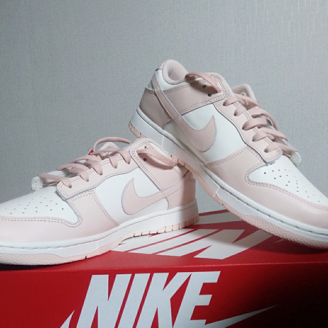 (W) Nike Dunk Low Orange Pearl 착용 스타일 - 2