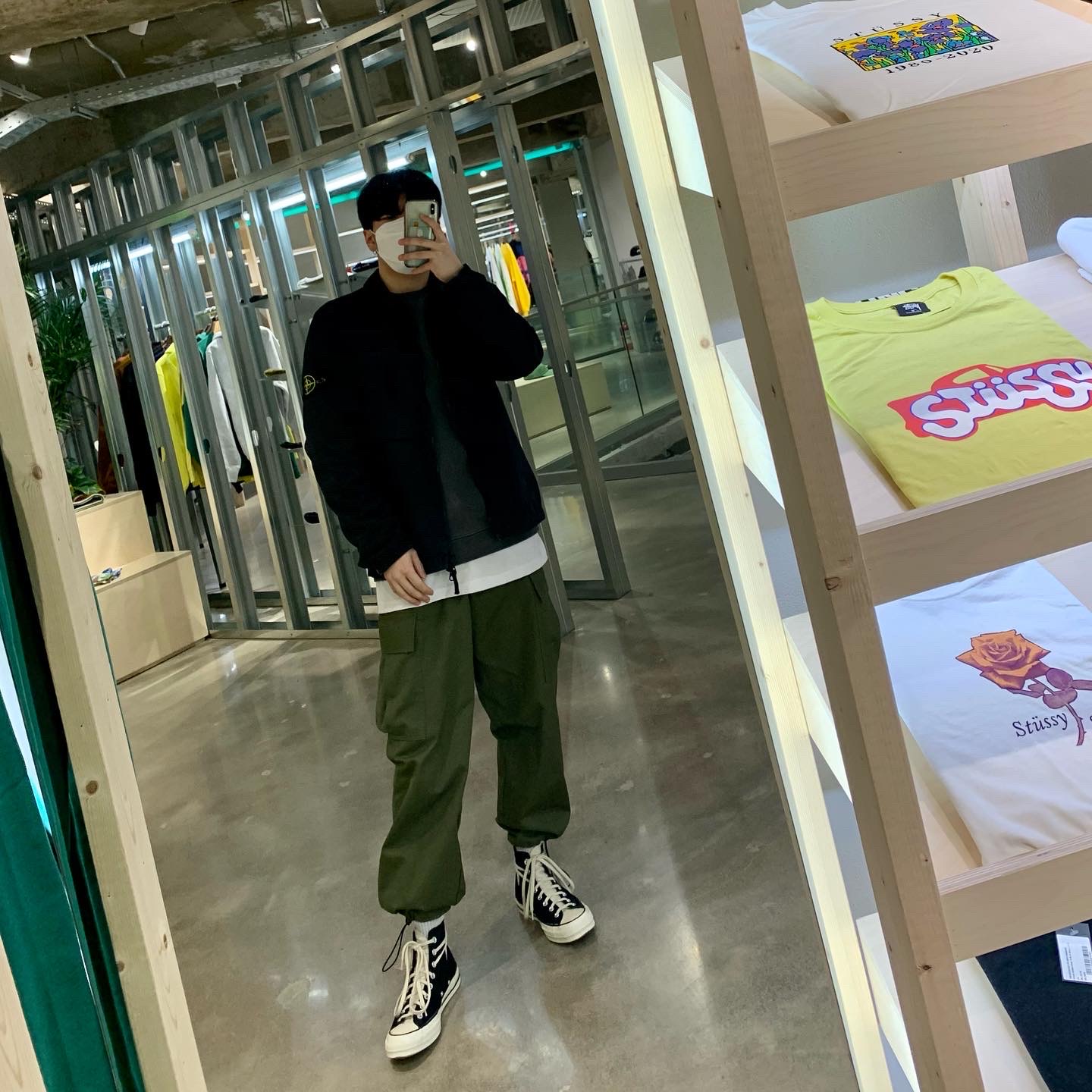 Converse x Fear of God Essentials Chuck 70 Hi Black 2020 착용 스타일