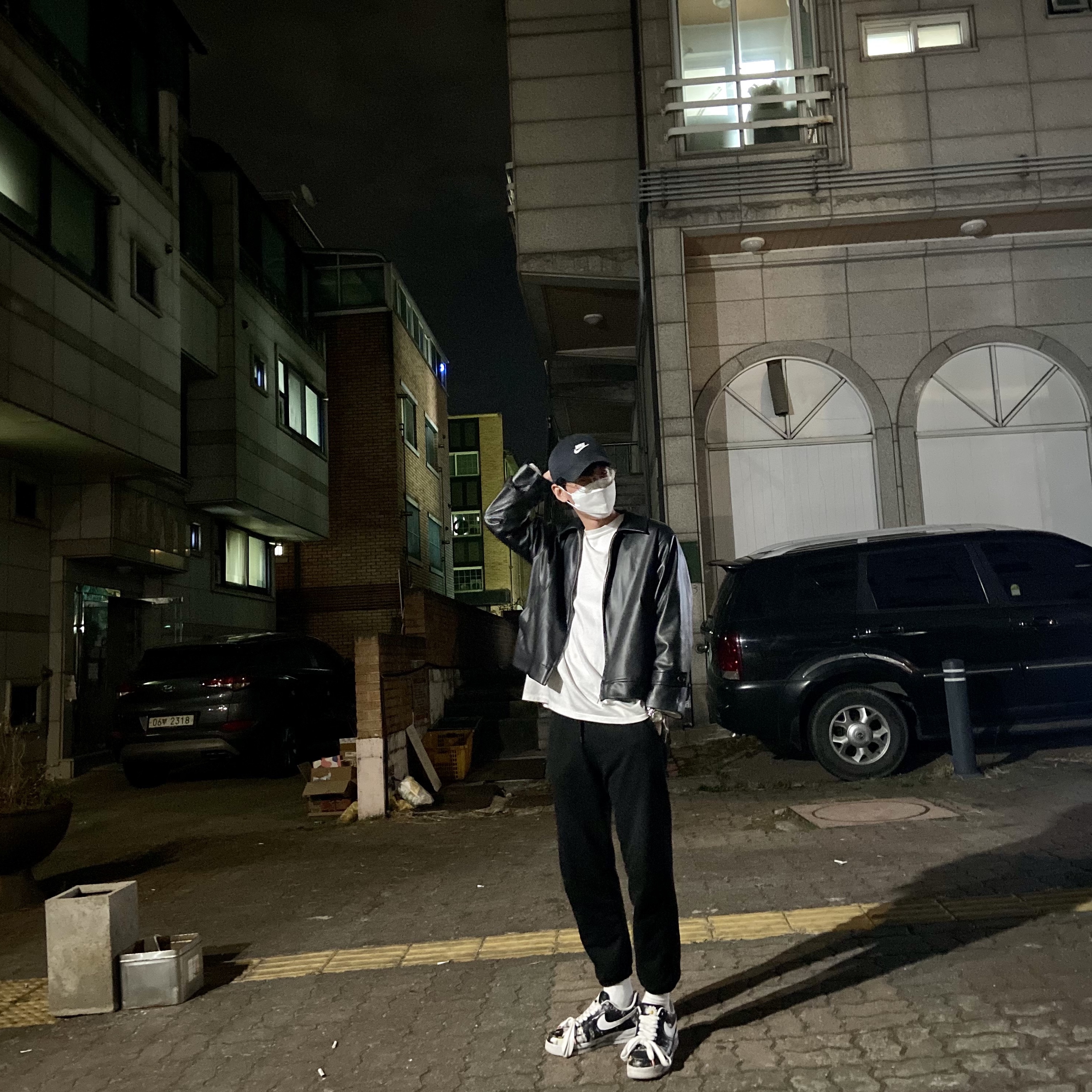 Nike x Peaceminusone Air Force 1 Low Para-Noise 착용 스타일
