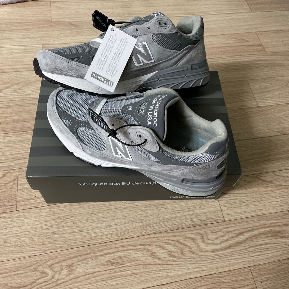 New Balance 993 Made in USA Grey - D Standard 착용 스타일