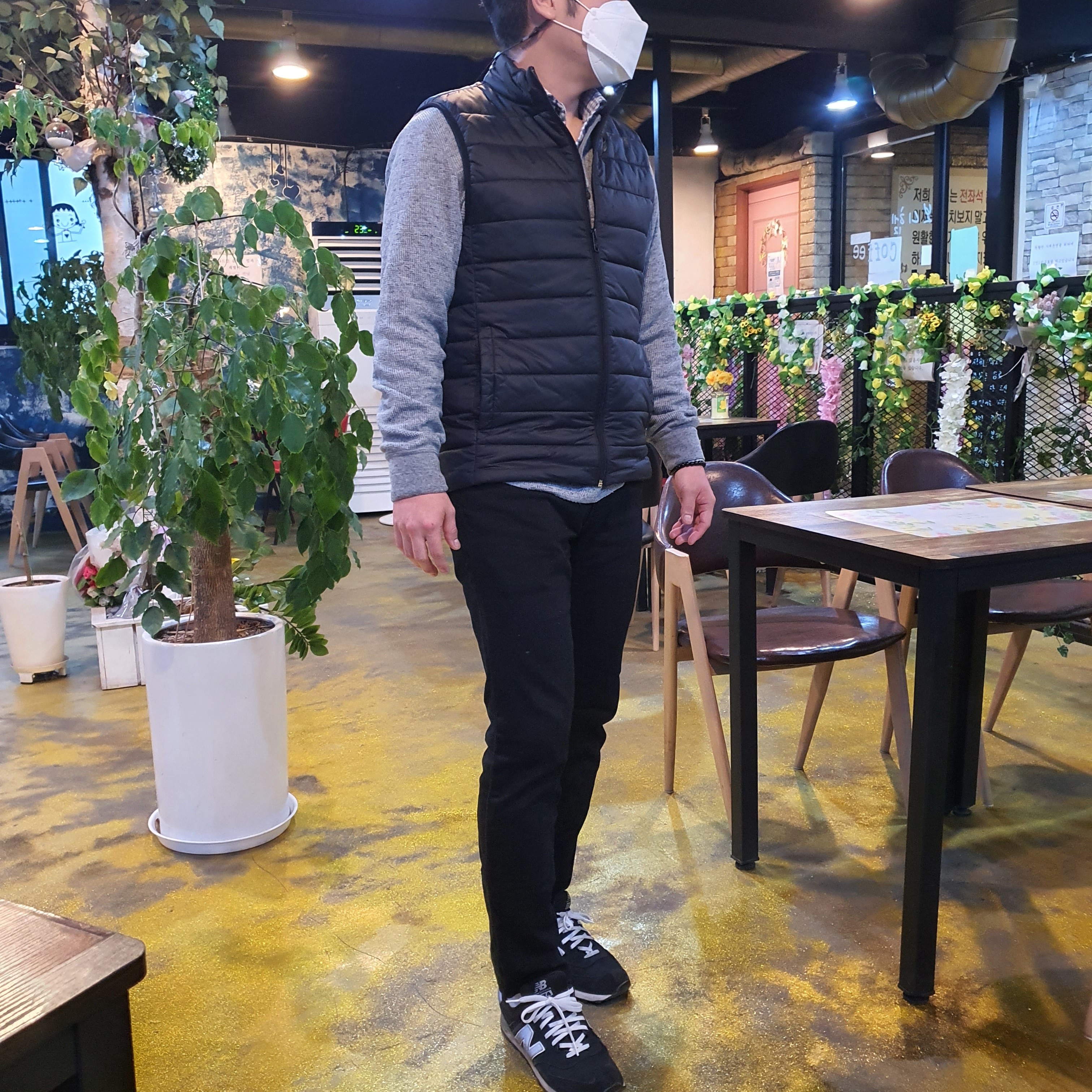 New Balance 574 Classic Black - D Standard 착용 스타일