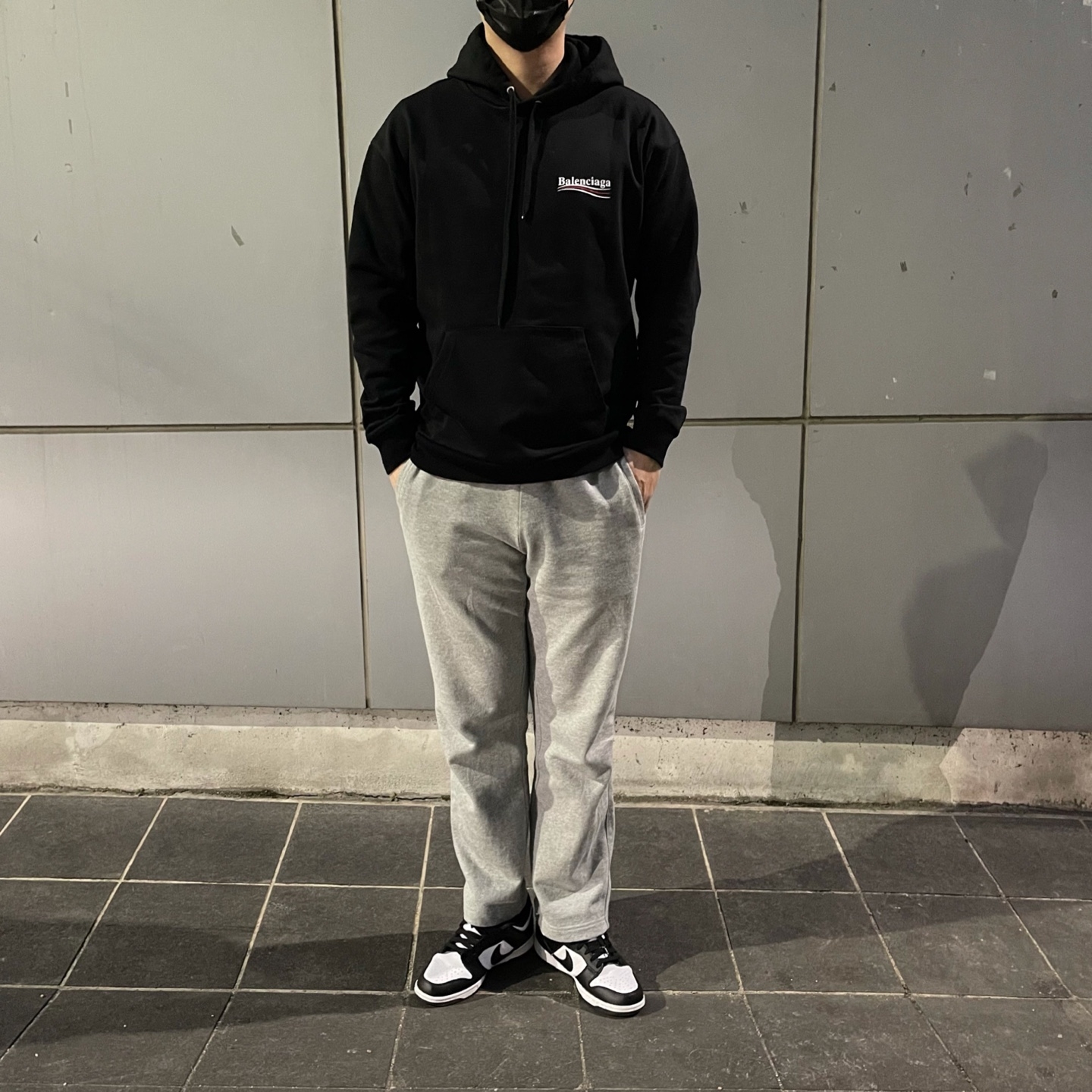 Nike Dunk Low Retro Black 착용 스타일