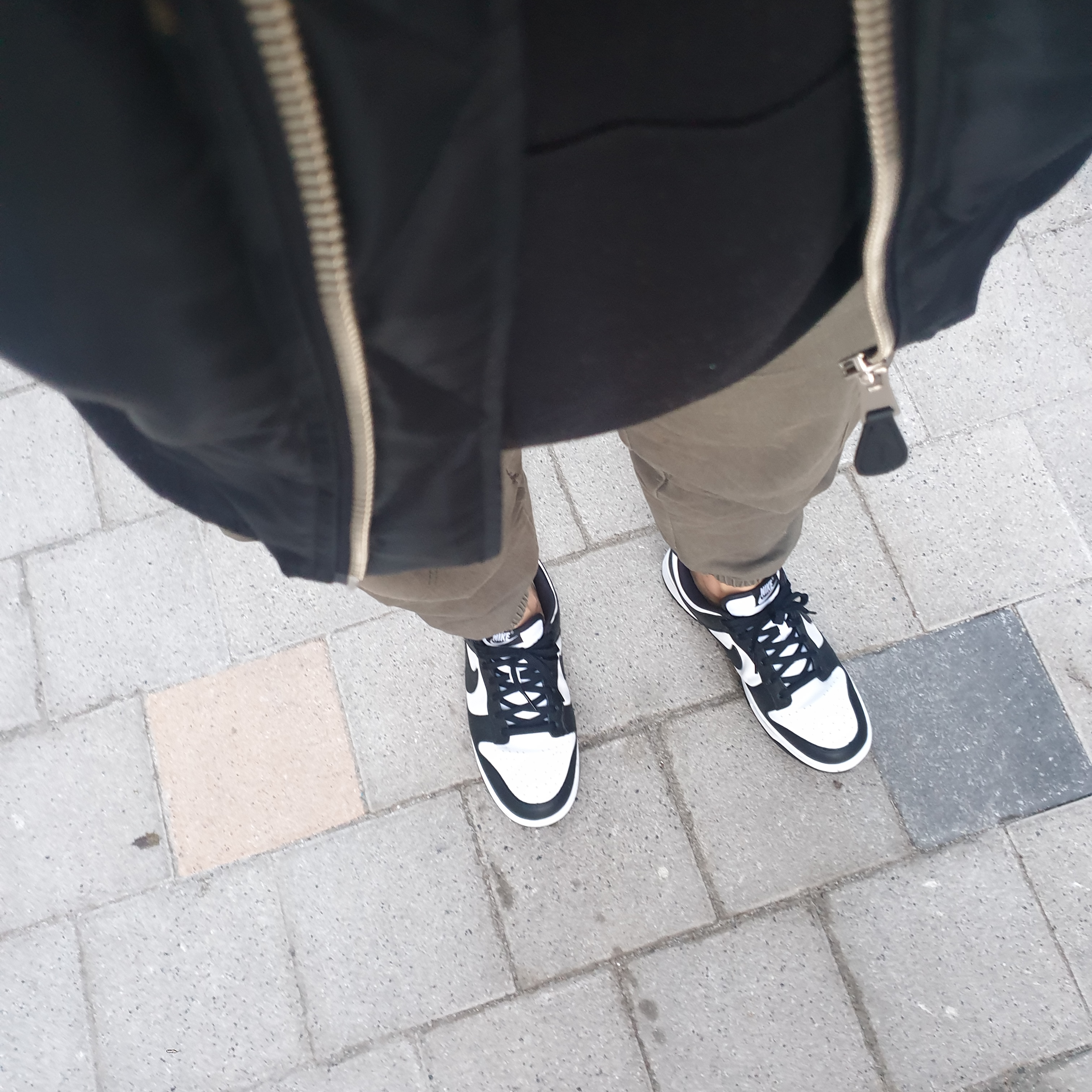 Nike Dunk Low Retro Black 착용 스타일