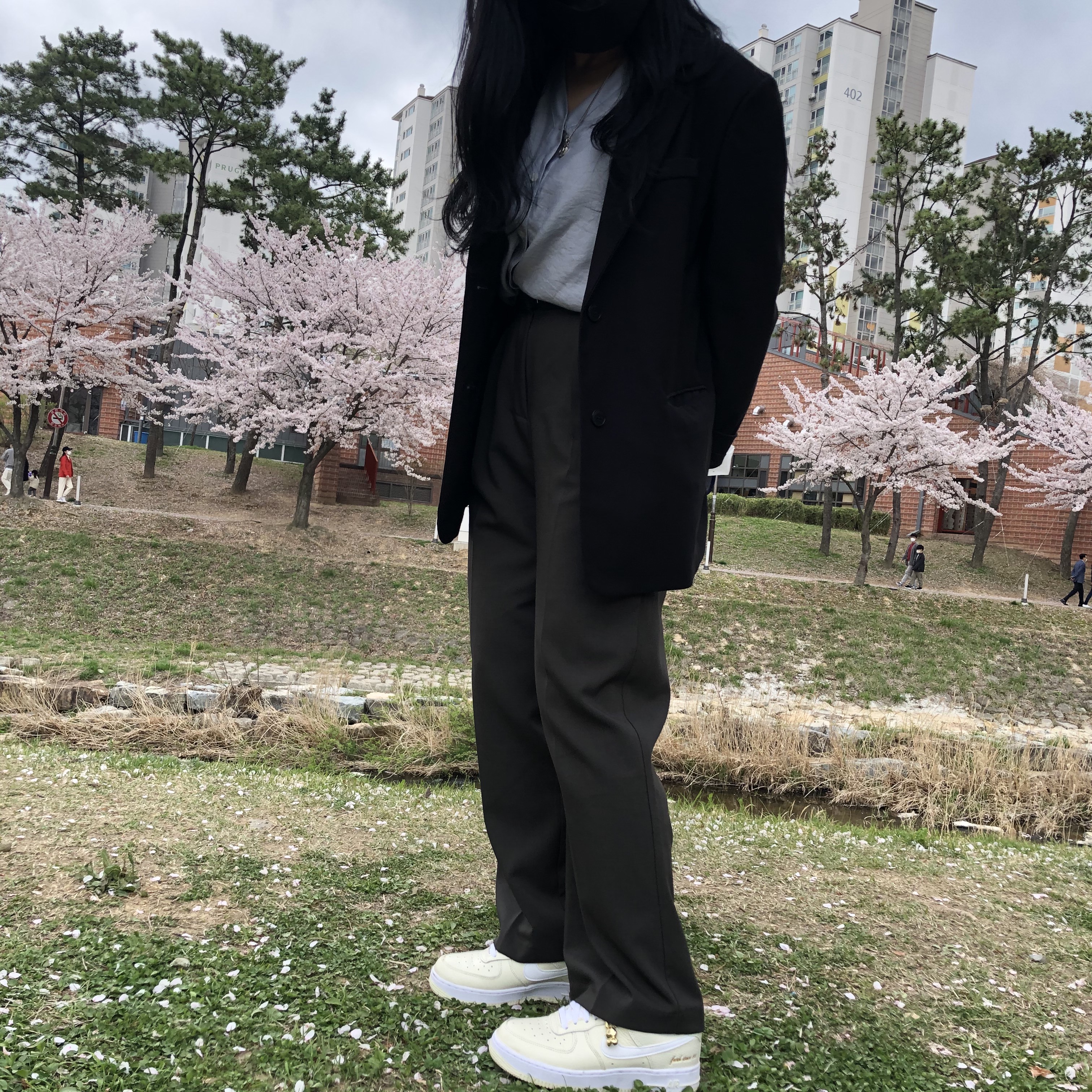 Nike Air Force 1 '07 PRM Popcorn 착용 스타일