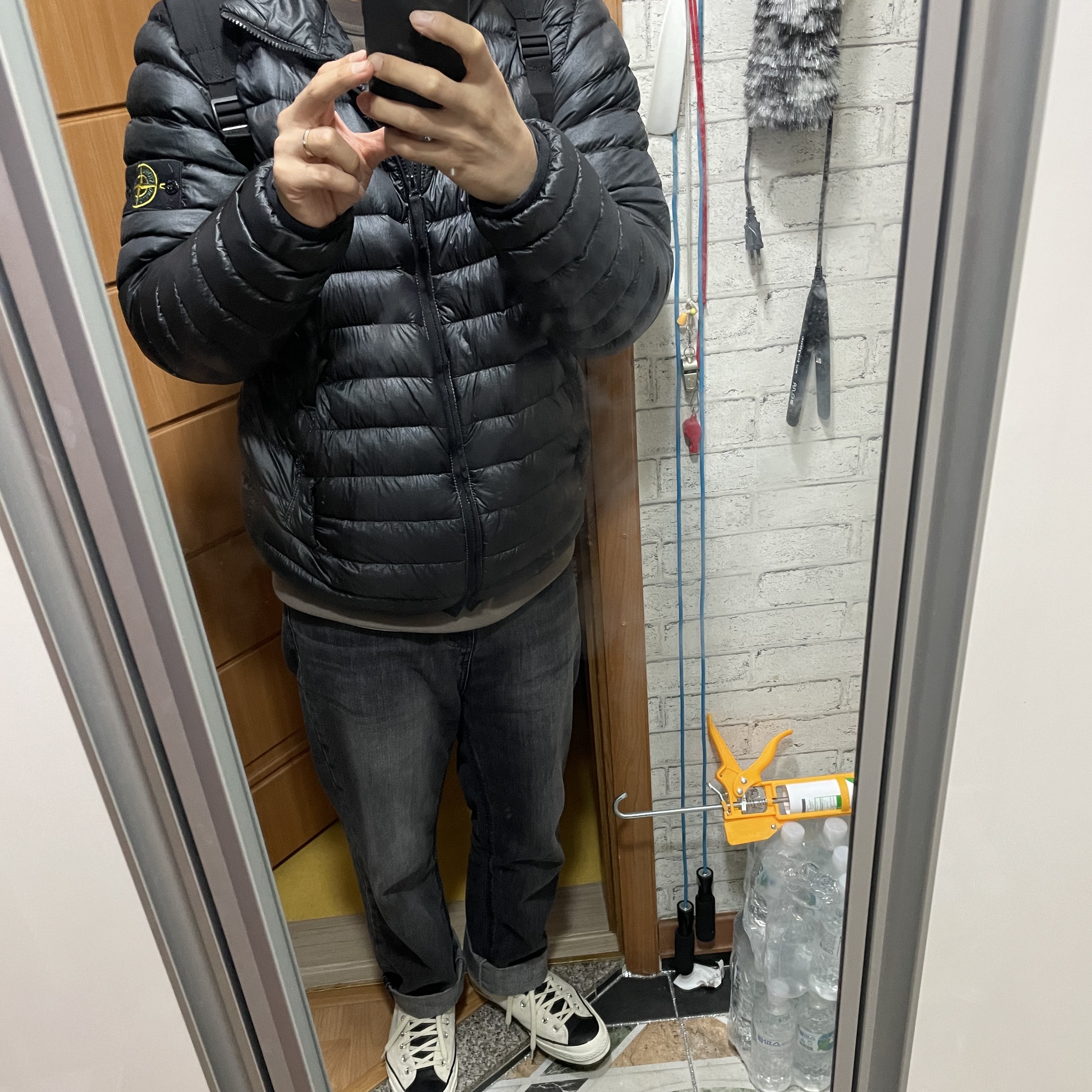 Converse x Fear of God Essentials Chuck 70 Hi Natural 2020 착용 스타일