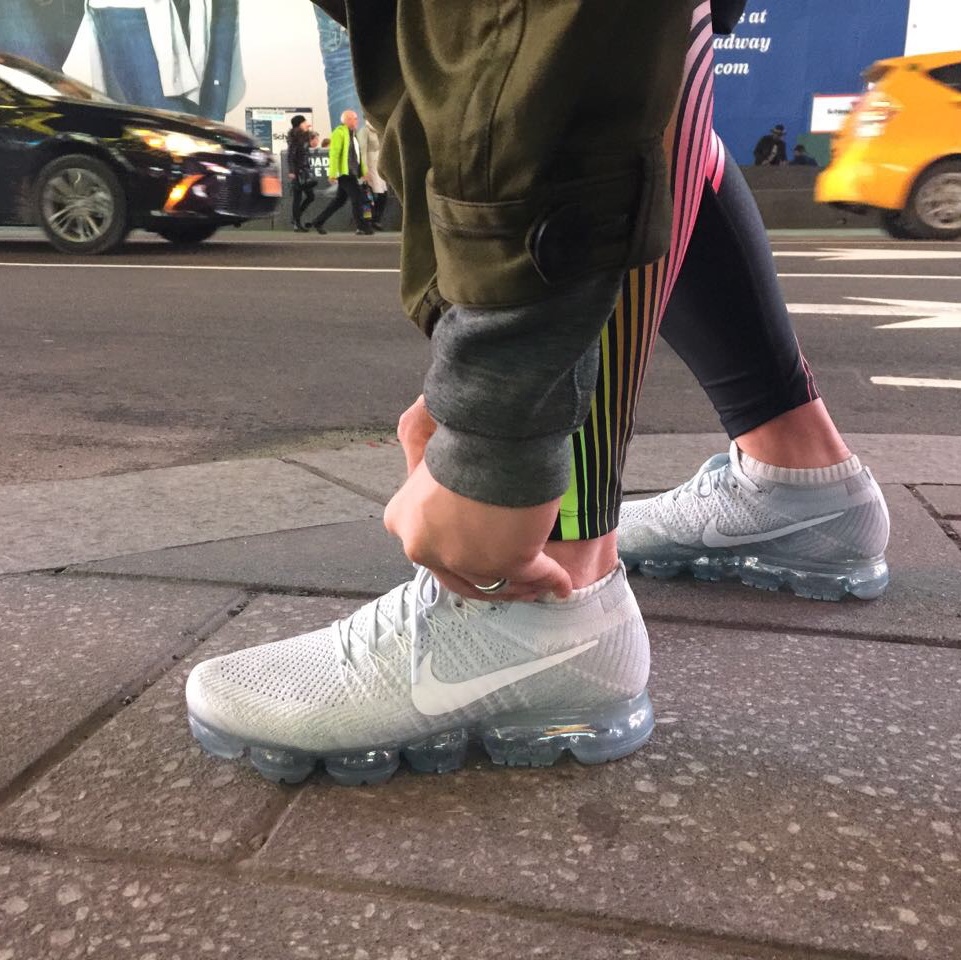 Nike Air VaporMax Pure Platinum 착용 스타일