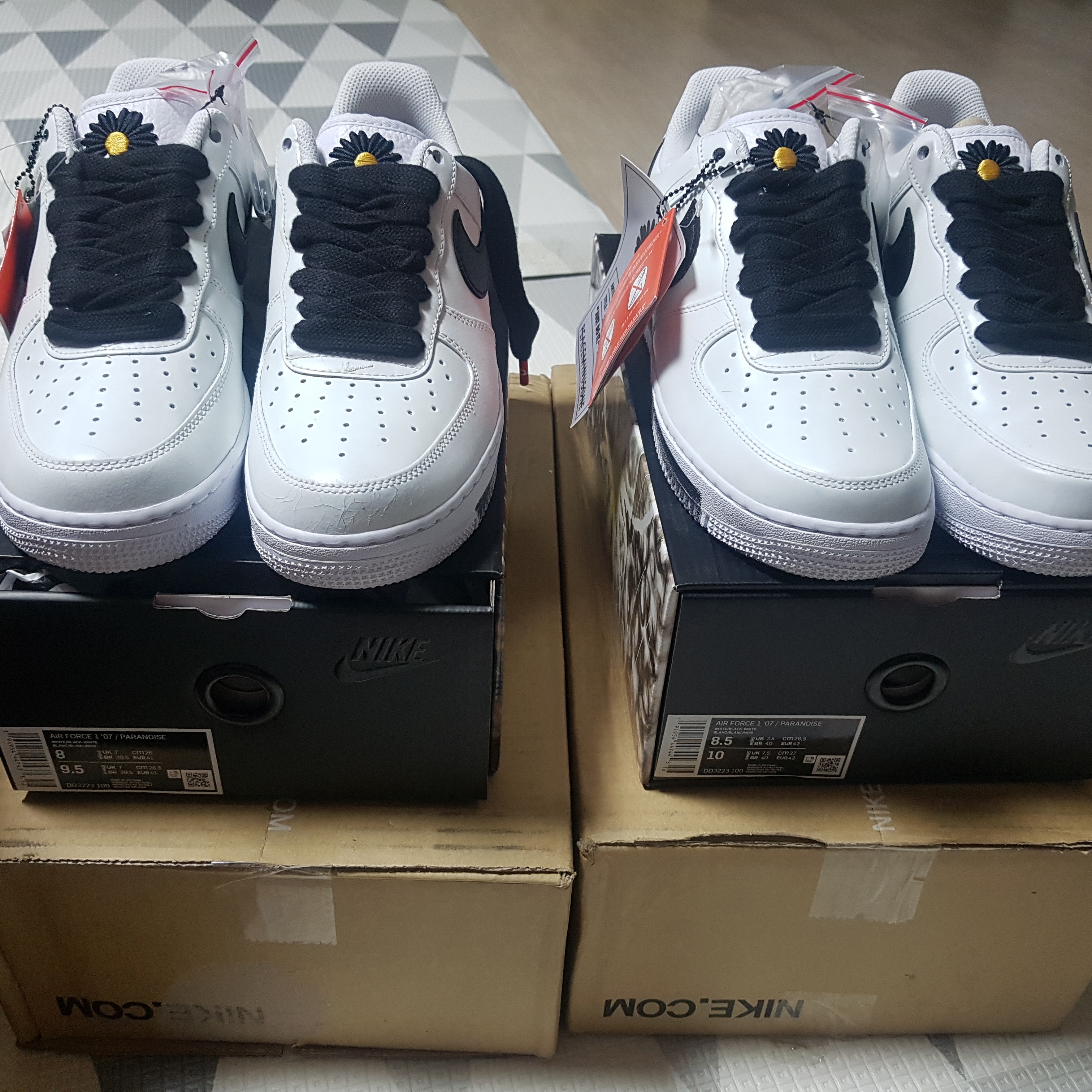 Nike x Peaceminusone Air Force 1 Low Para-Noise 2.0 착용 스타일