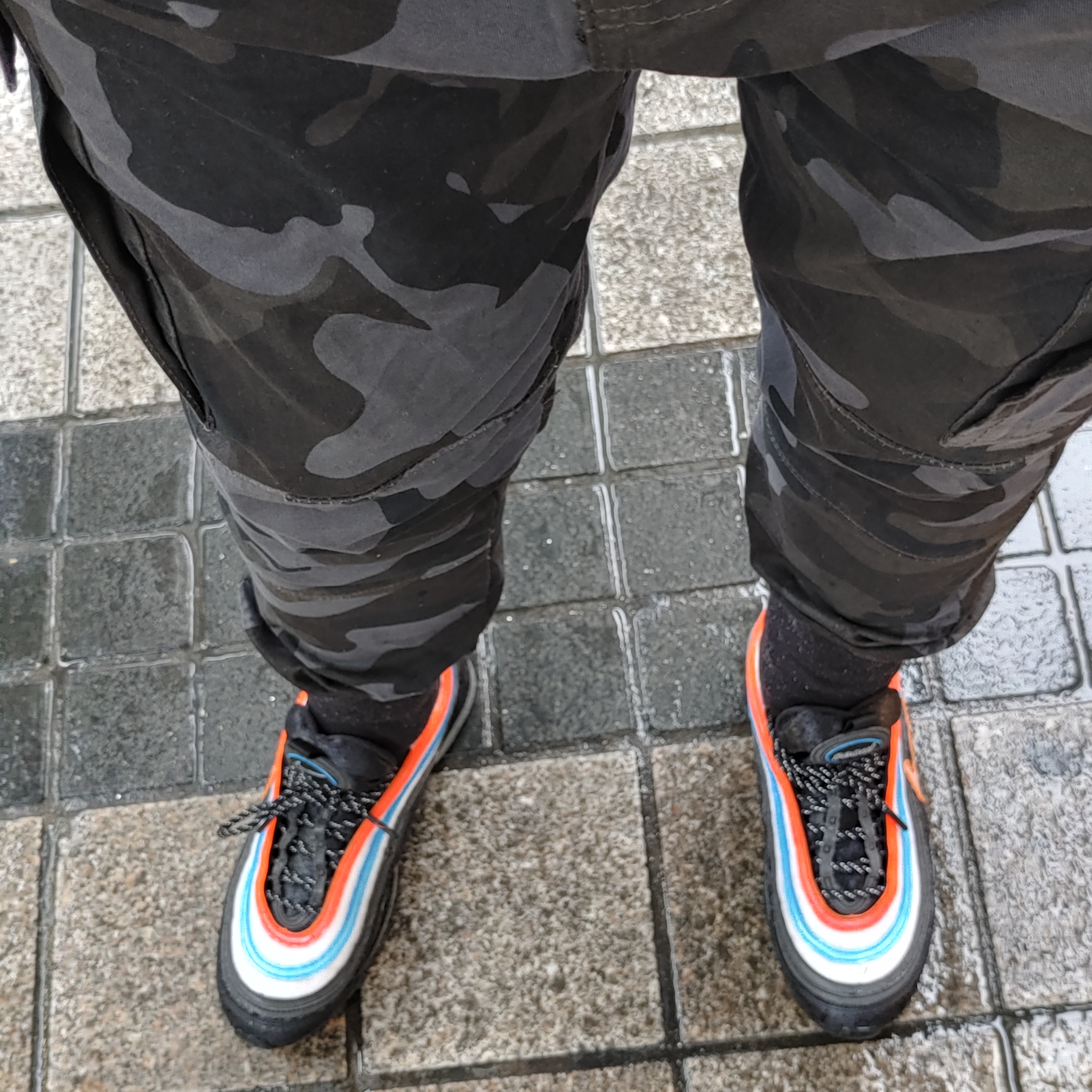 Nike Air Max 97 Neon Seoul 착용 스타일