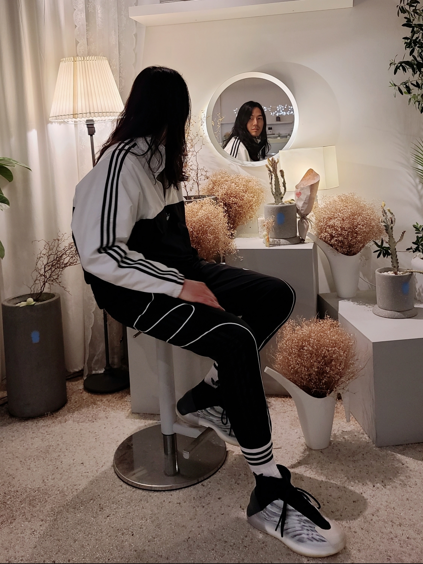Adidas Yeezy QNTM BSKTBL 착용 스타일 - 1