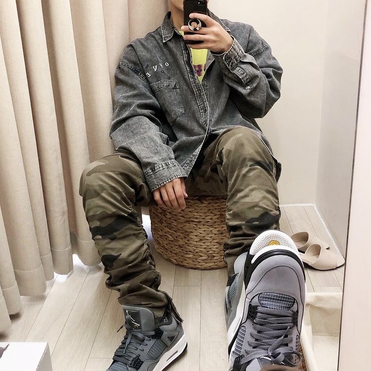 Jordan 4 Retro Cool Grey 2019 착용 스타일