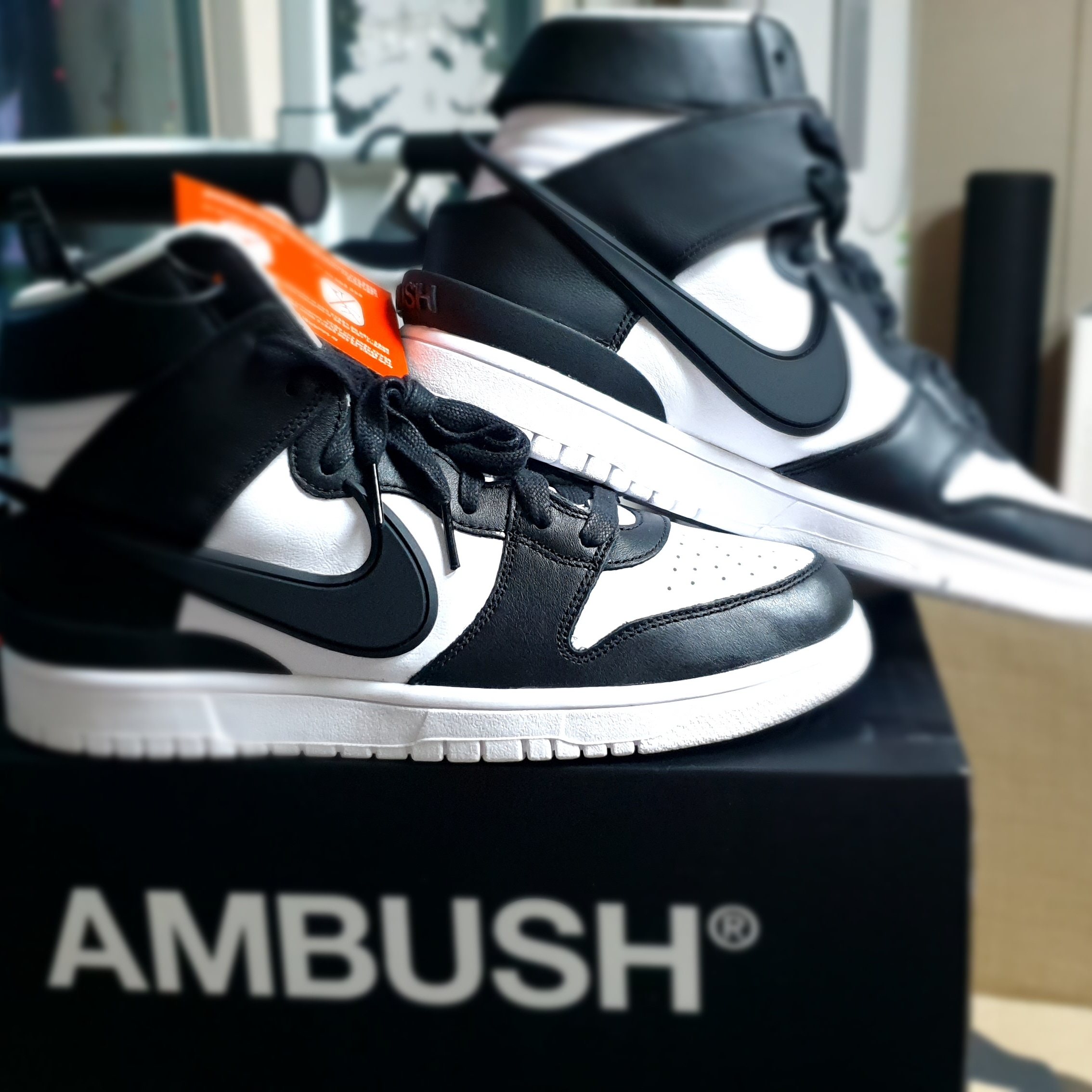 Nike x Ambush Dunk High Black 착용 스타일