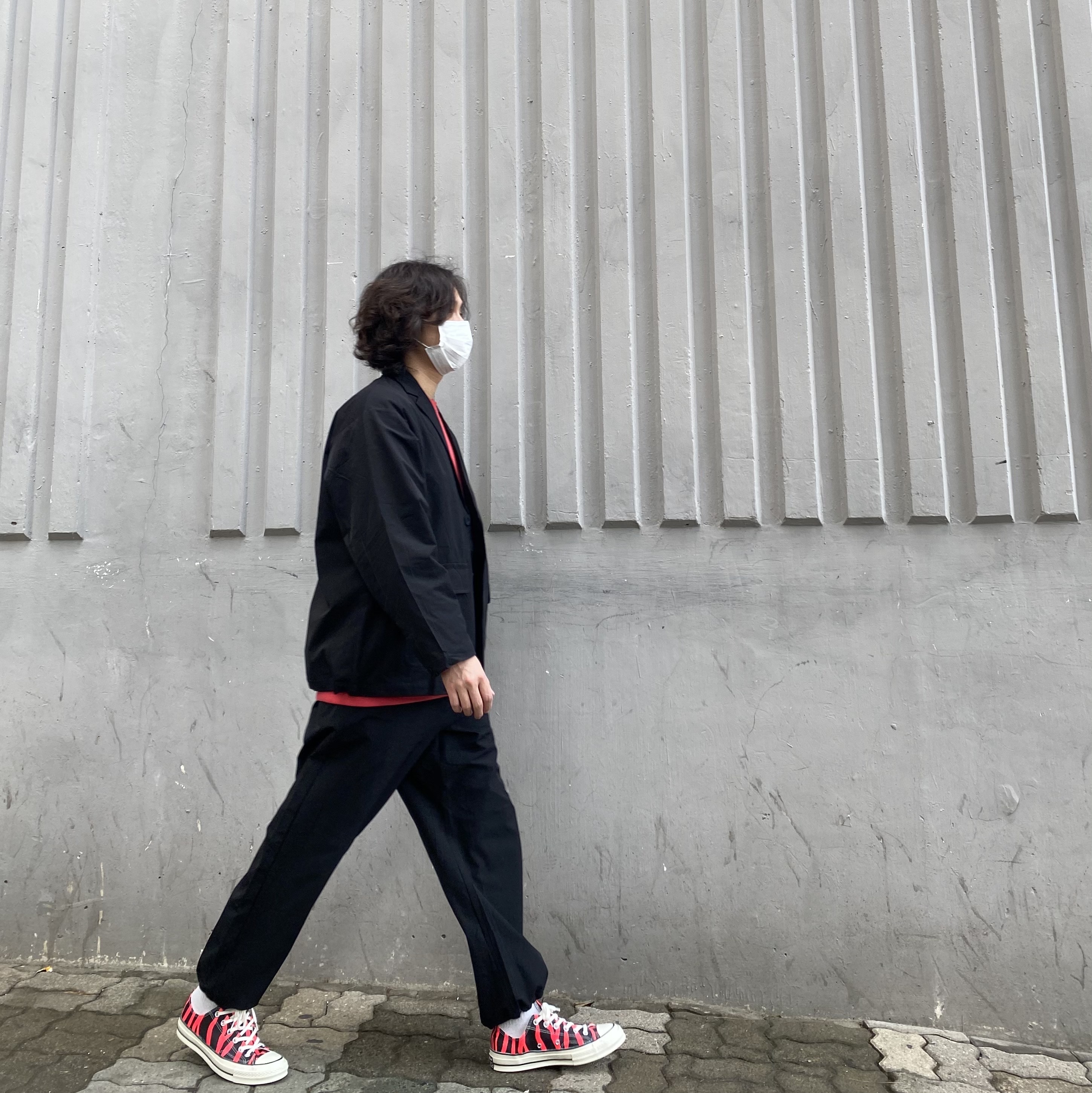 Converse Chuck 70 Ox Archive Print Zebra Pink 착용 스타일
