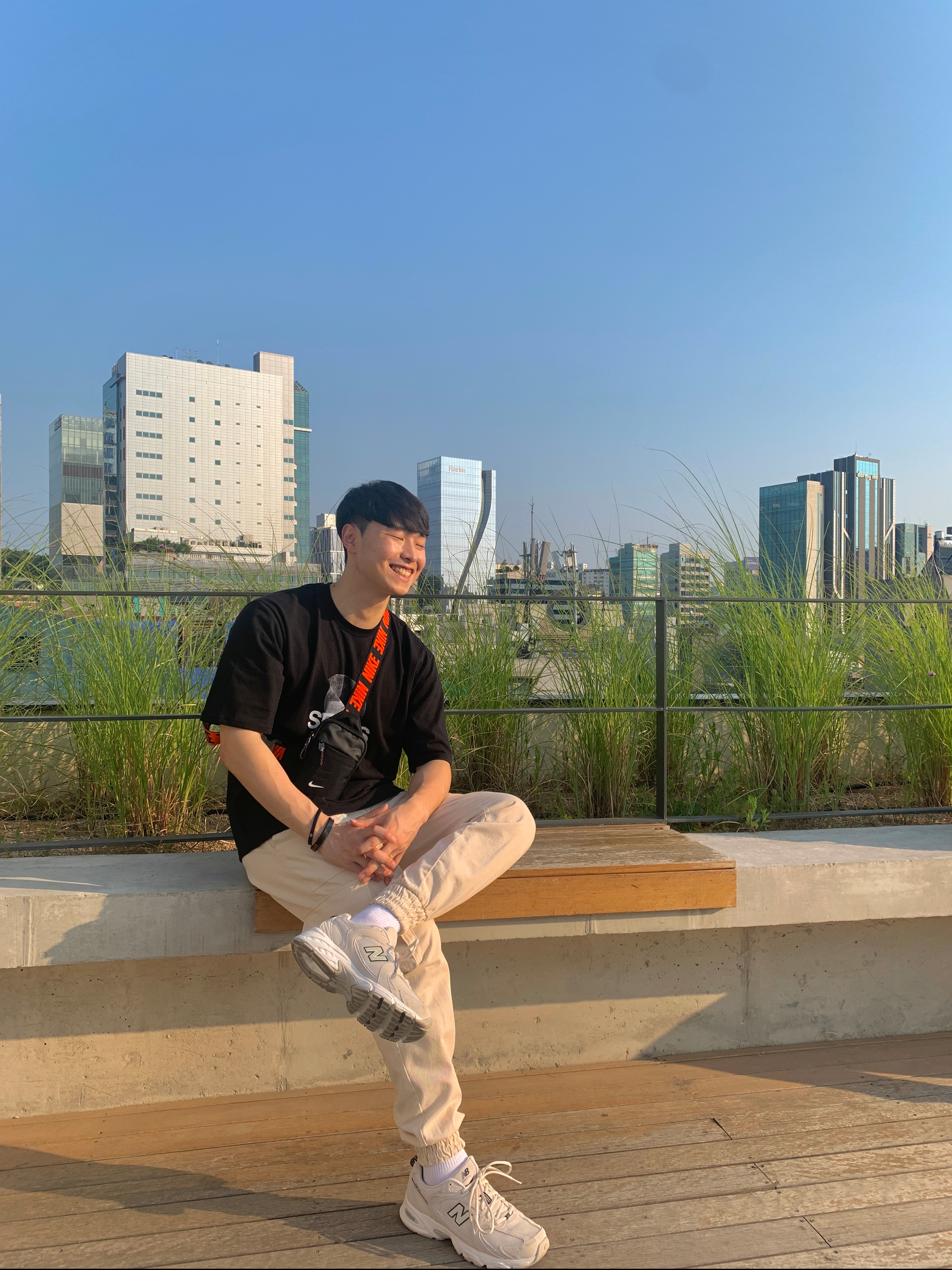 New Balance 530 Ivory 착용 스타일