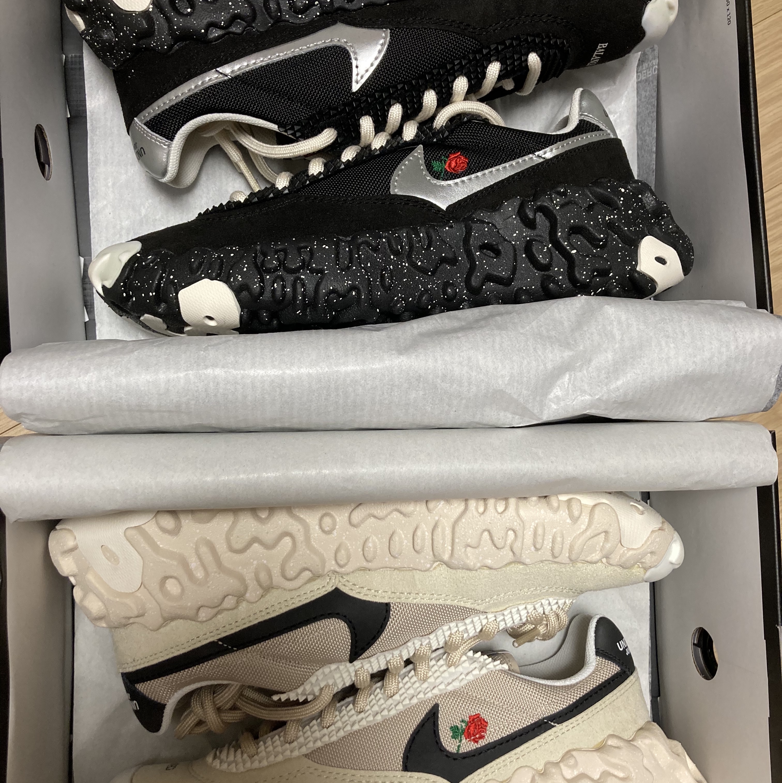 Nike x Undercover Overbreak SP Overcast, Nike x Undercover Overbreak SP Black 착용 스타일
