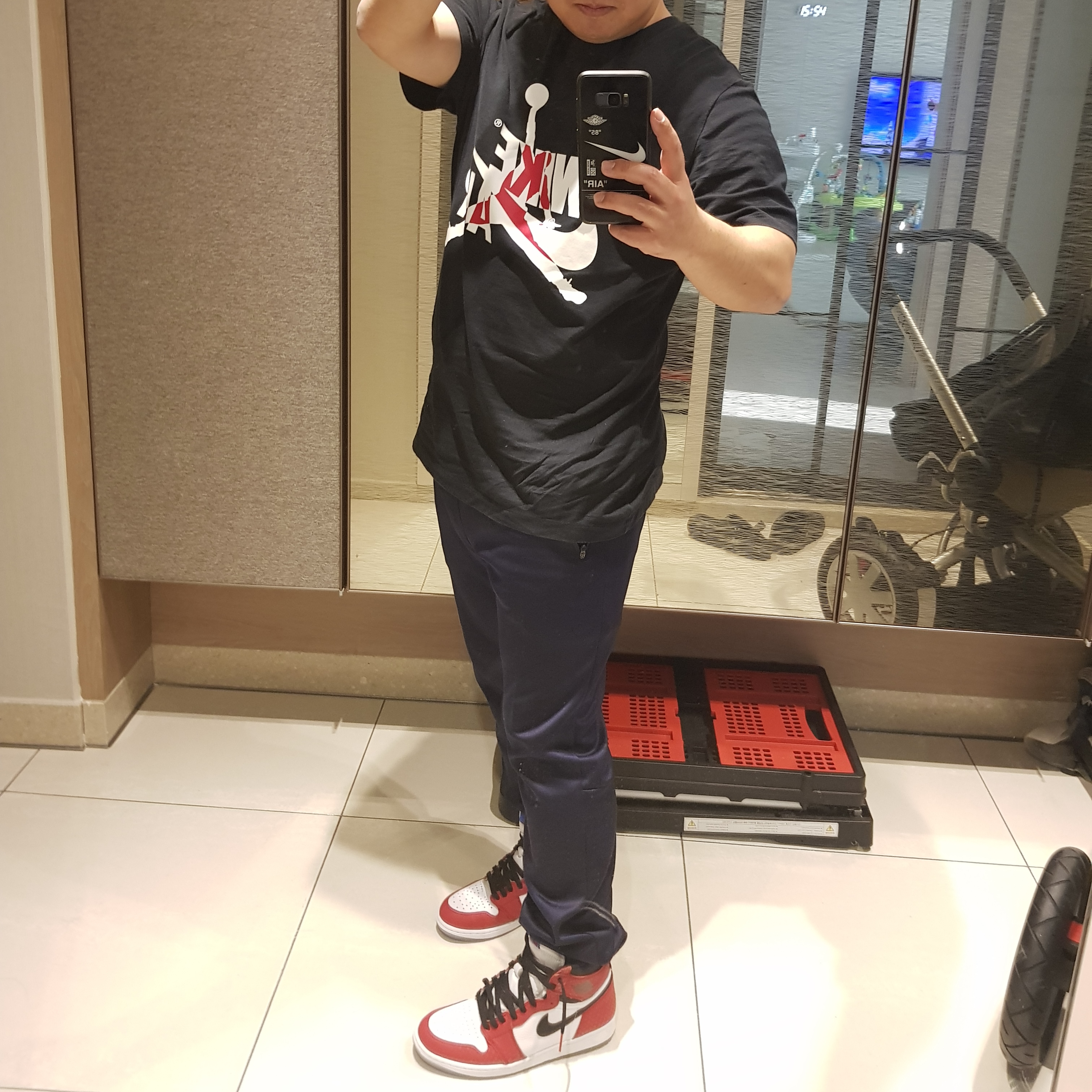 Jordan 1 Retro High Spider-Man Origin Story 착용 스타일