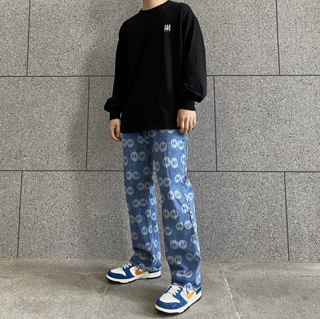 Nike x Kasina Dunk Low 80's Bus 착용 스타일