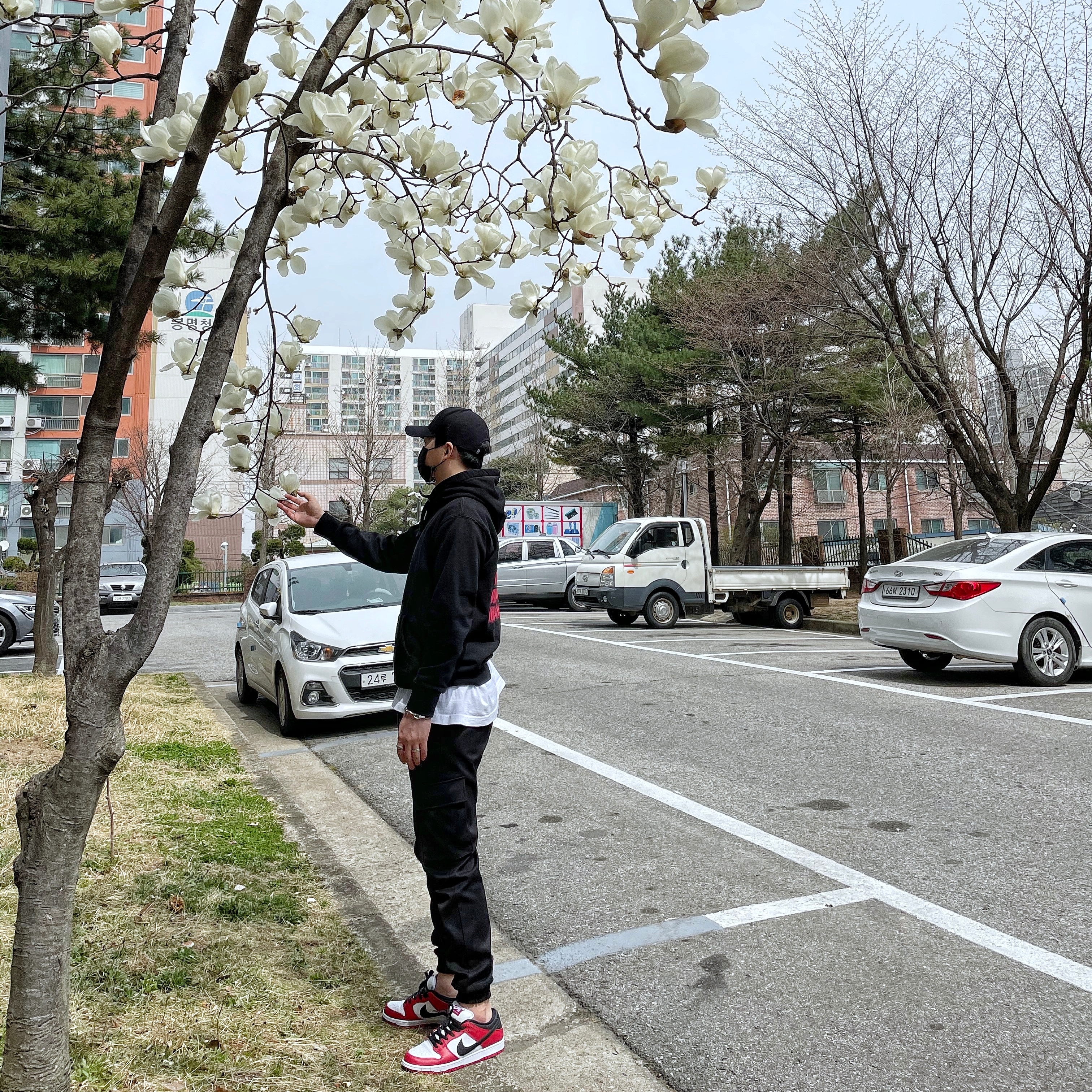Nike SB Dunk Low Pro Chicago 착용 스타일