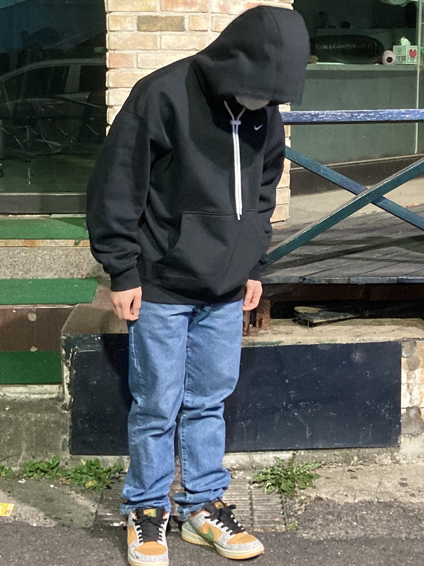 Nike SB Dunk Low Pro Safari 착용 스타일