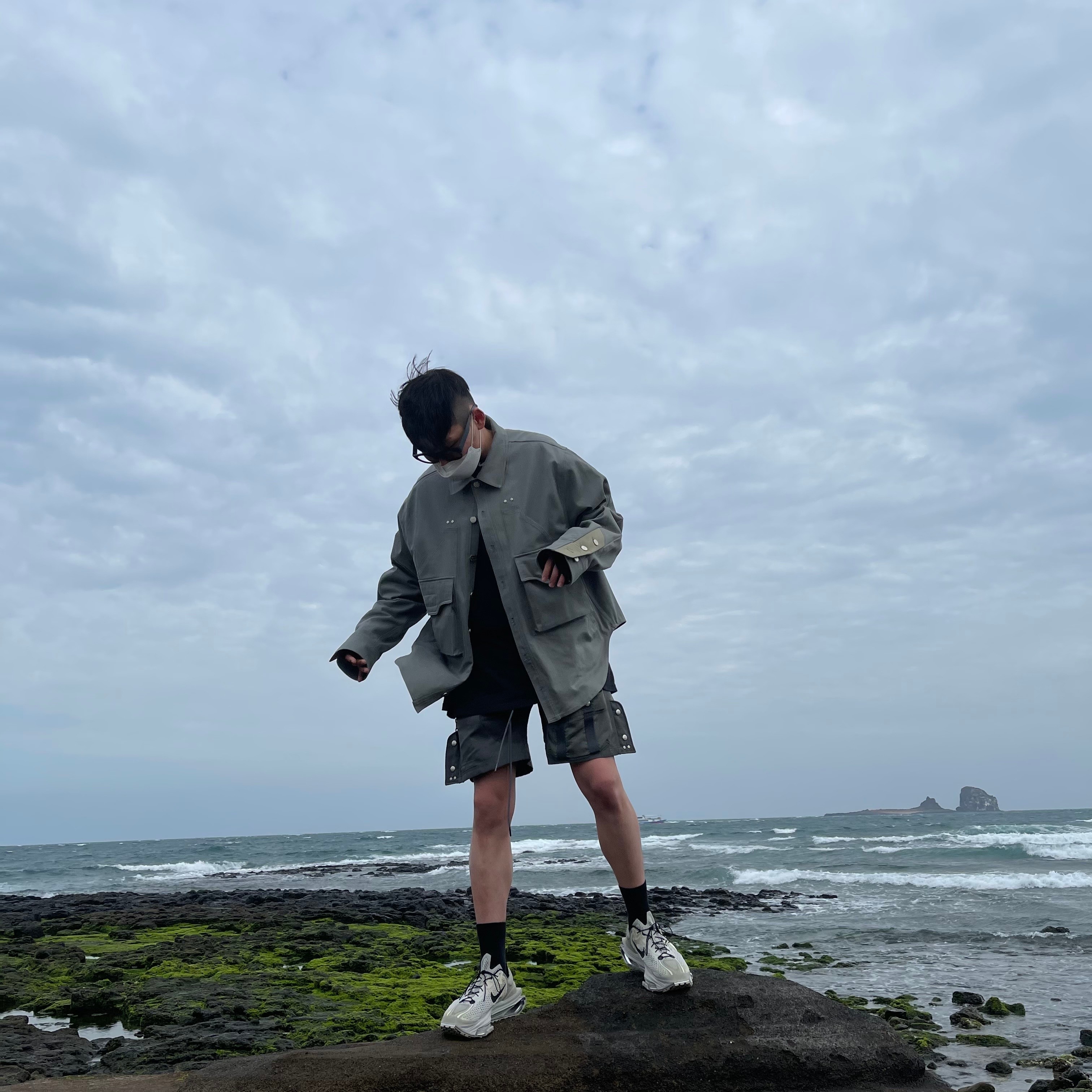 Nike x Matthew M Williams Zoom 004 Stone, Nike x Stussy NRG BR LS Knit Top 착용 스타일
