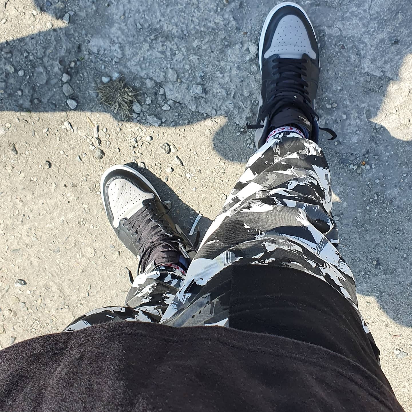 Jordan 1 Retro High OG Shadow 2018 착용 스타일 - 2