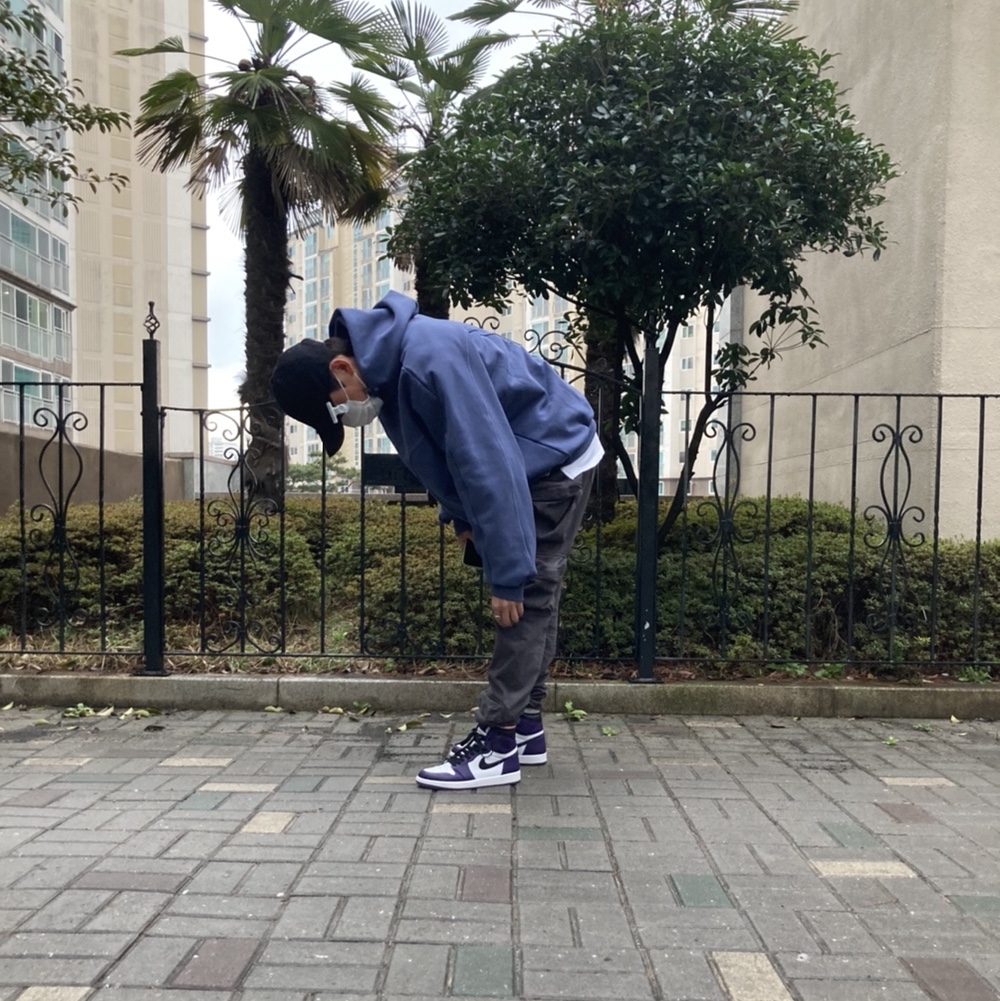 Jordan 1 Retro High OG Court Purple 2020 착용 스타일