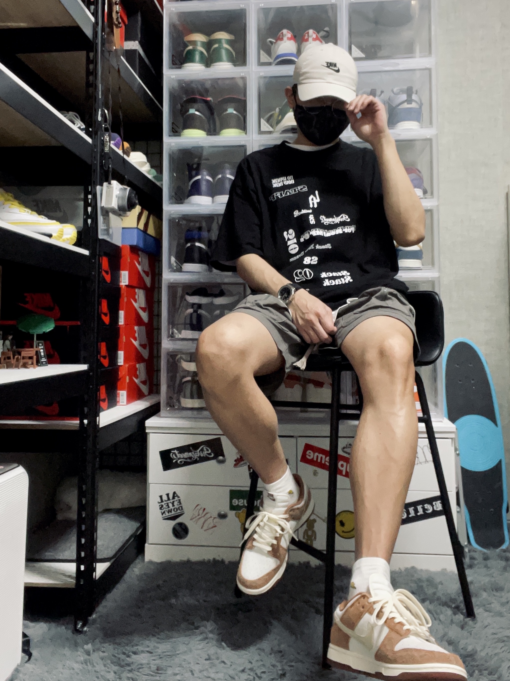 Nike Dunk Low Pro Premium Medium Curry 착용 스타일