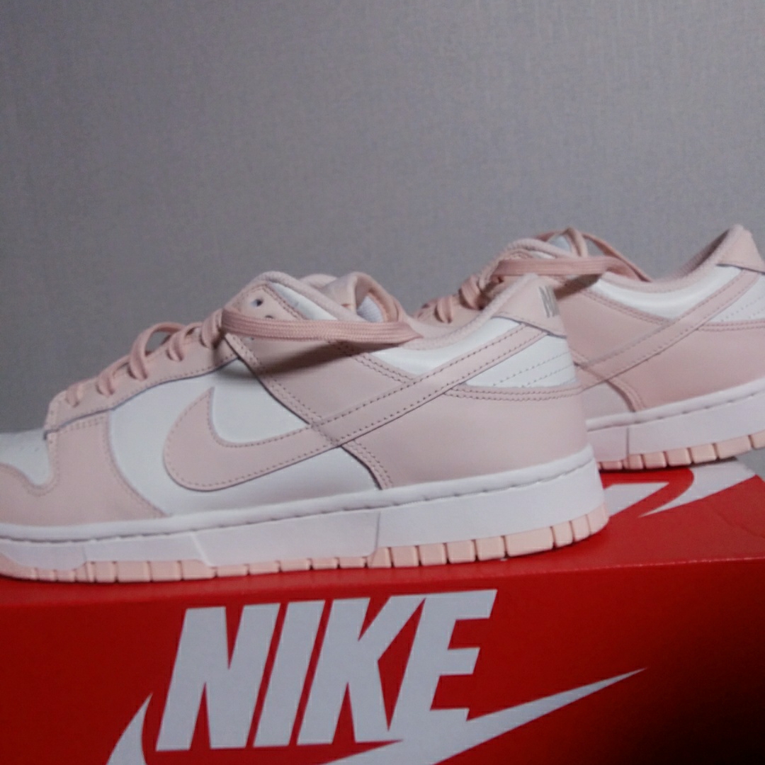 (W) Nike Dunk Low Orange Pearl 착용 스타일 - 5