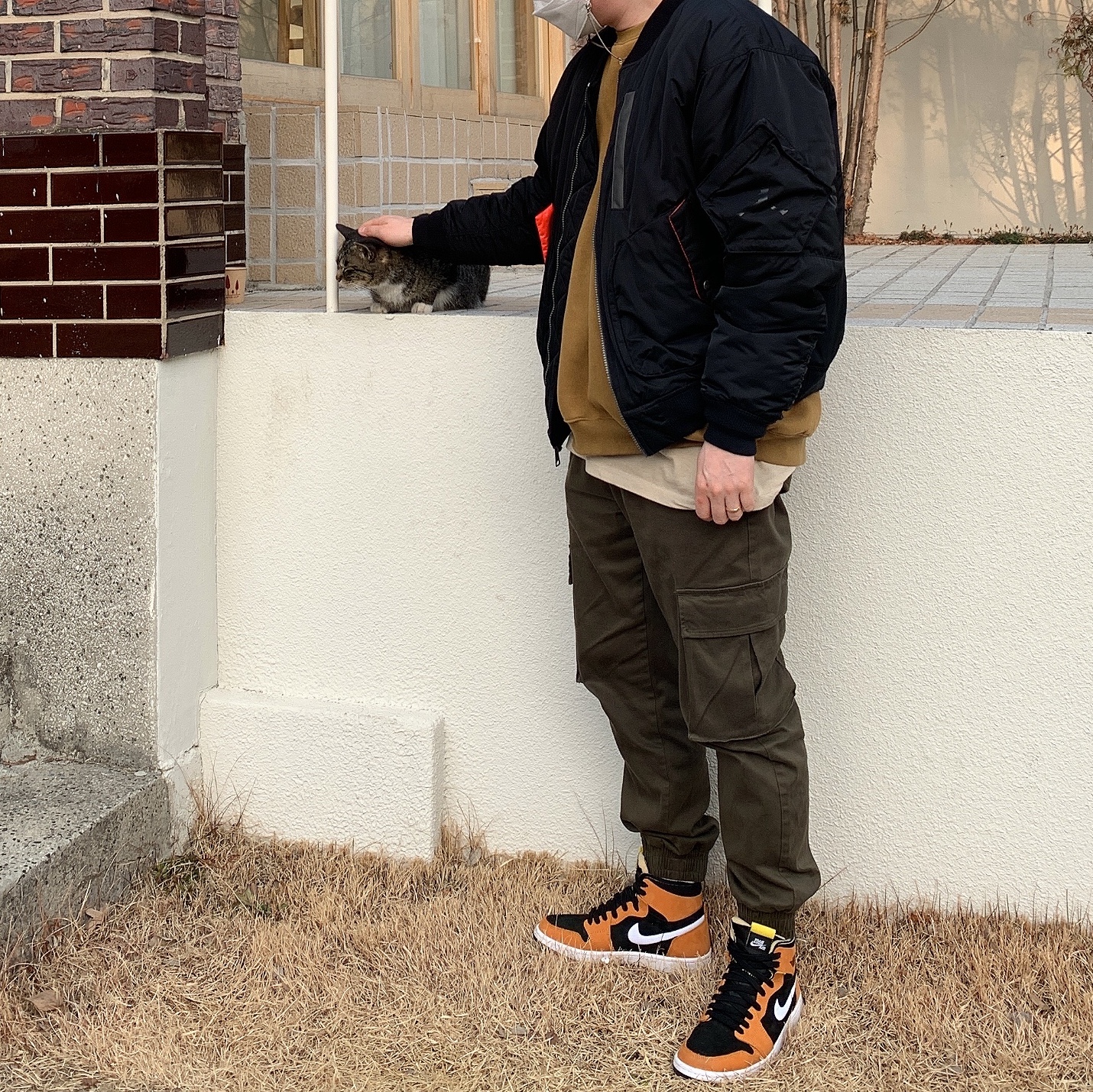 Jordan 1 Zoom Air CMFT Monarch Orange 착용 스타일