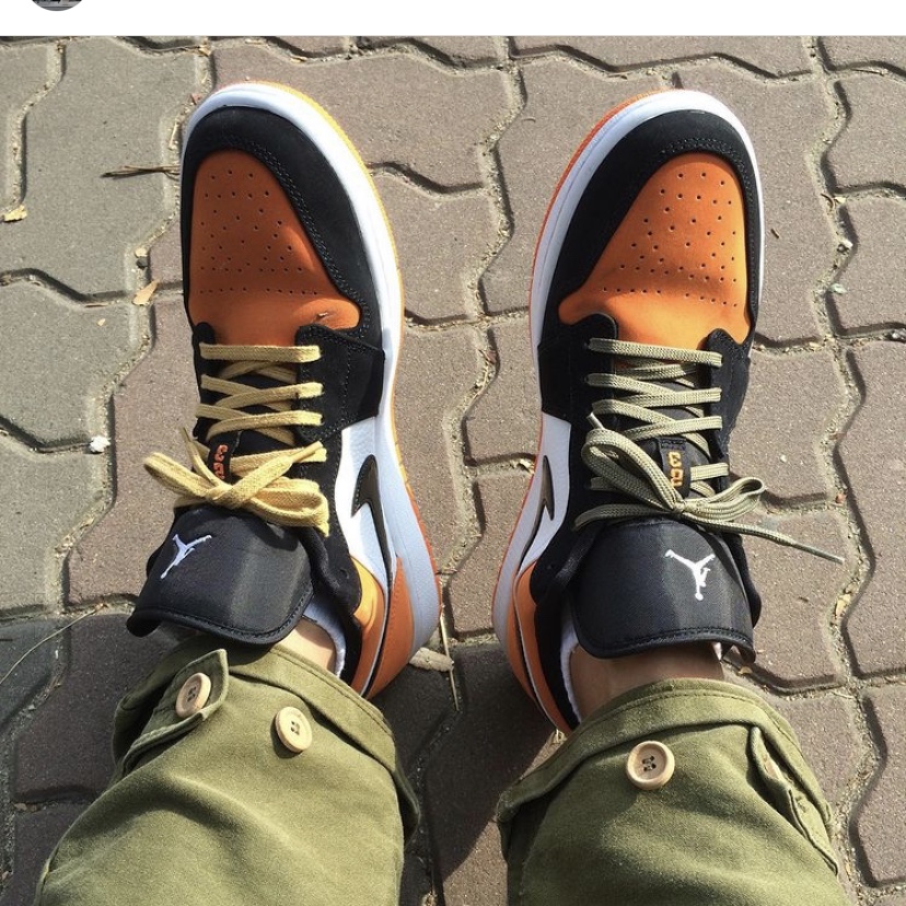 Jordan 1 Low Shattered Backboard 착용 스타일