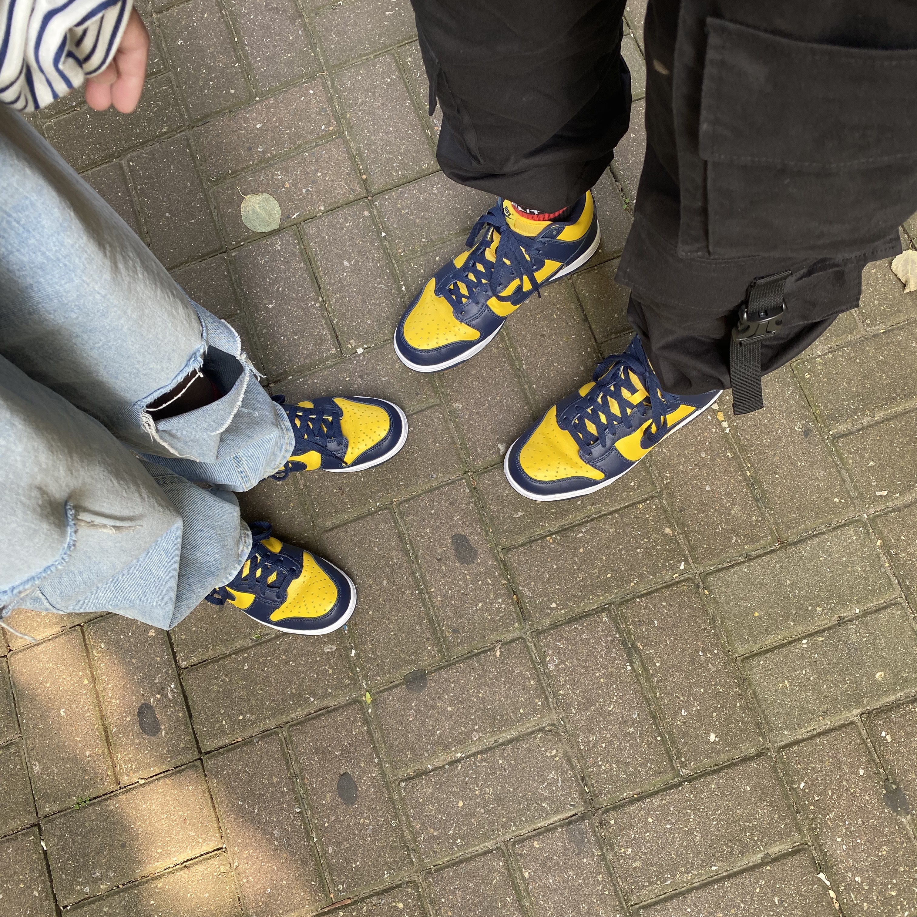 Nike Dunk High SP Maize & Blue 착용 스타일