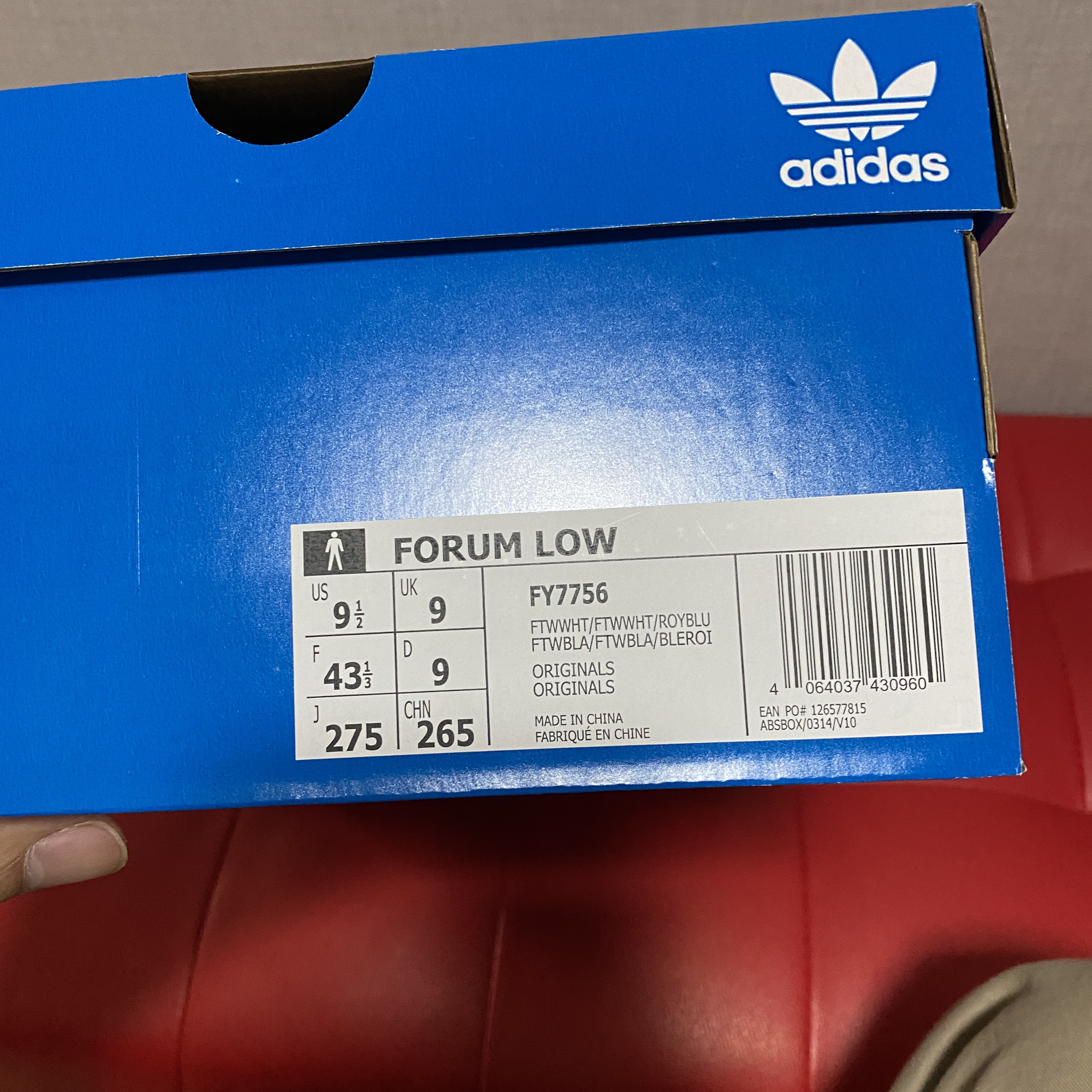 Adidas Forum Low White Royal Blue 착용 스타일 - 4