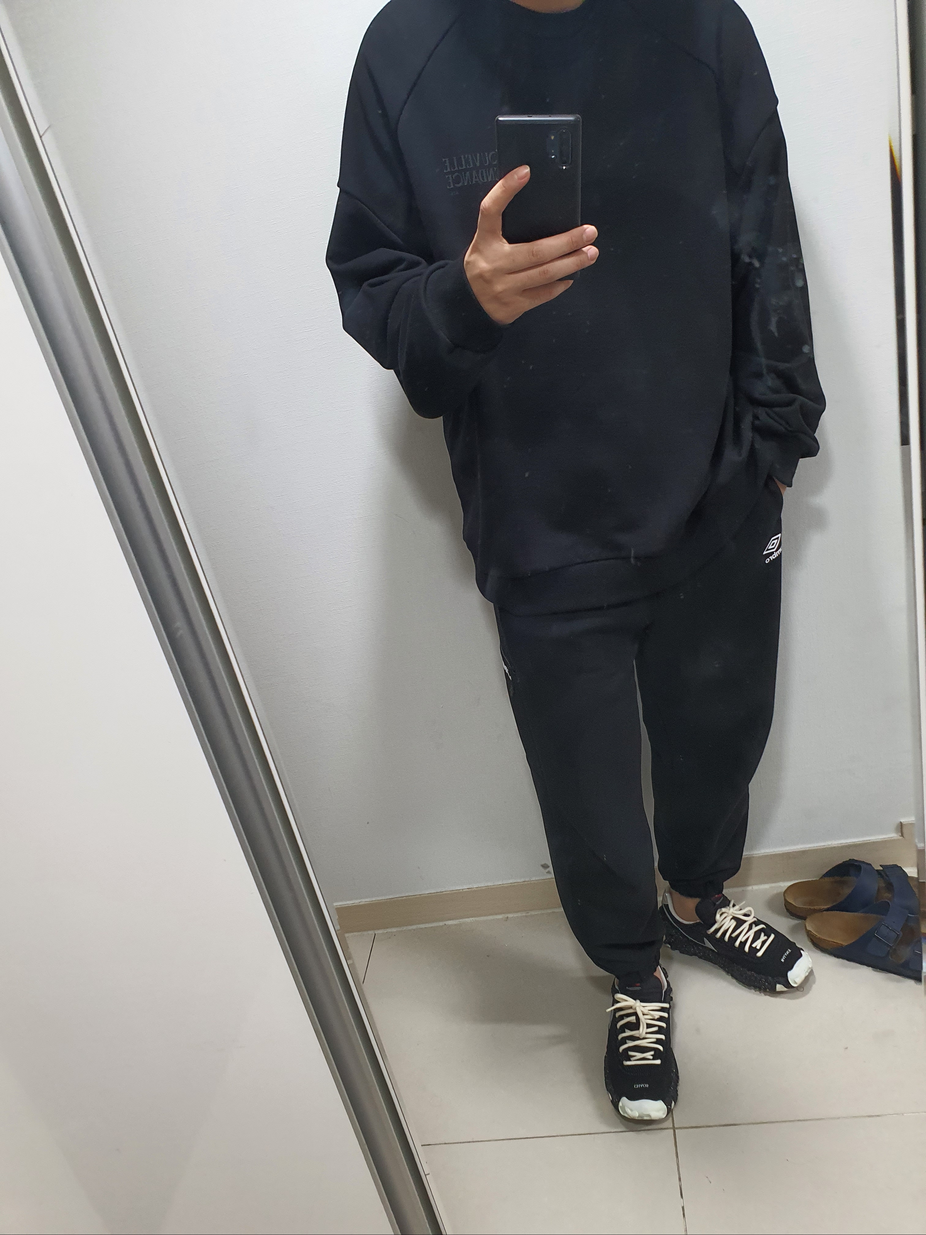 Nike x Undercover Overbreak SP Black 착용 스타일