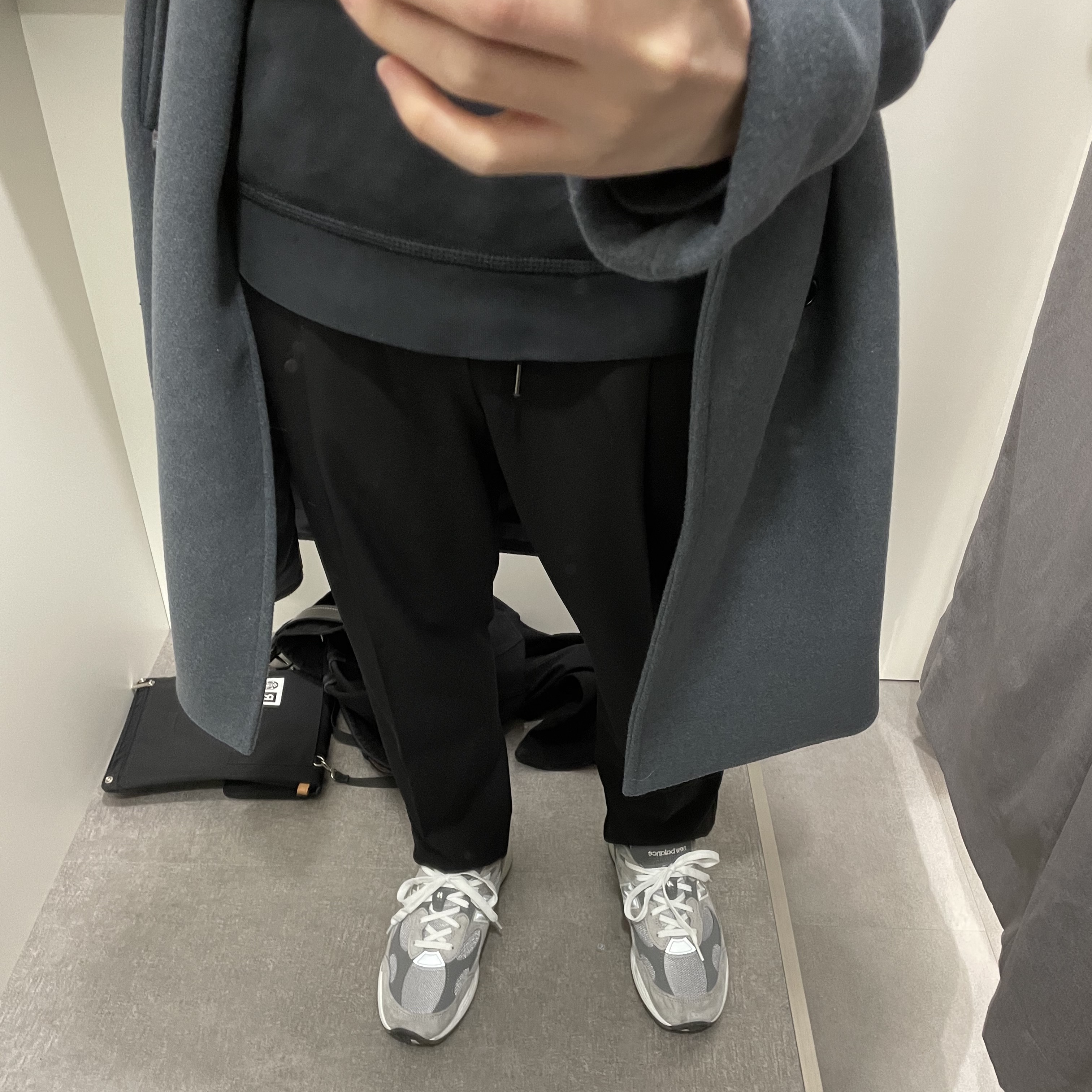 New Balance 992 Made in USA Grey - D Standard 착용 스타일