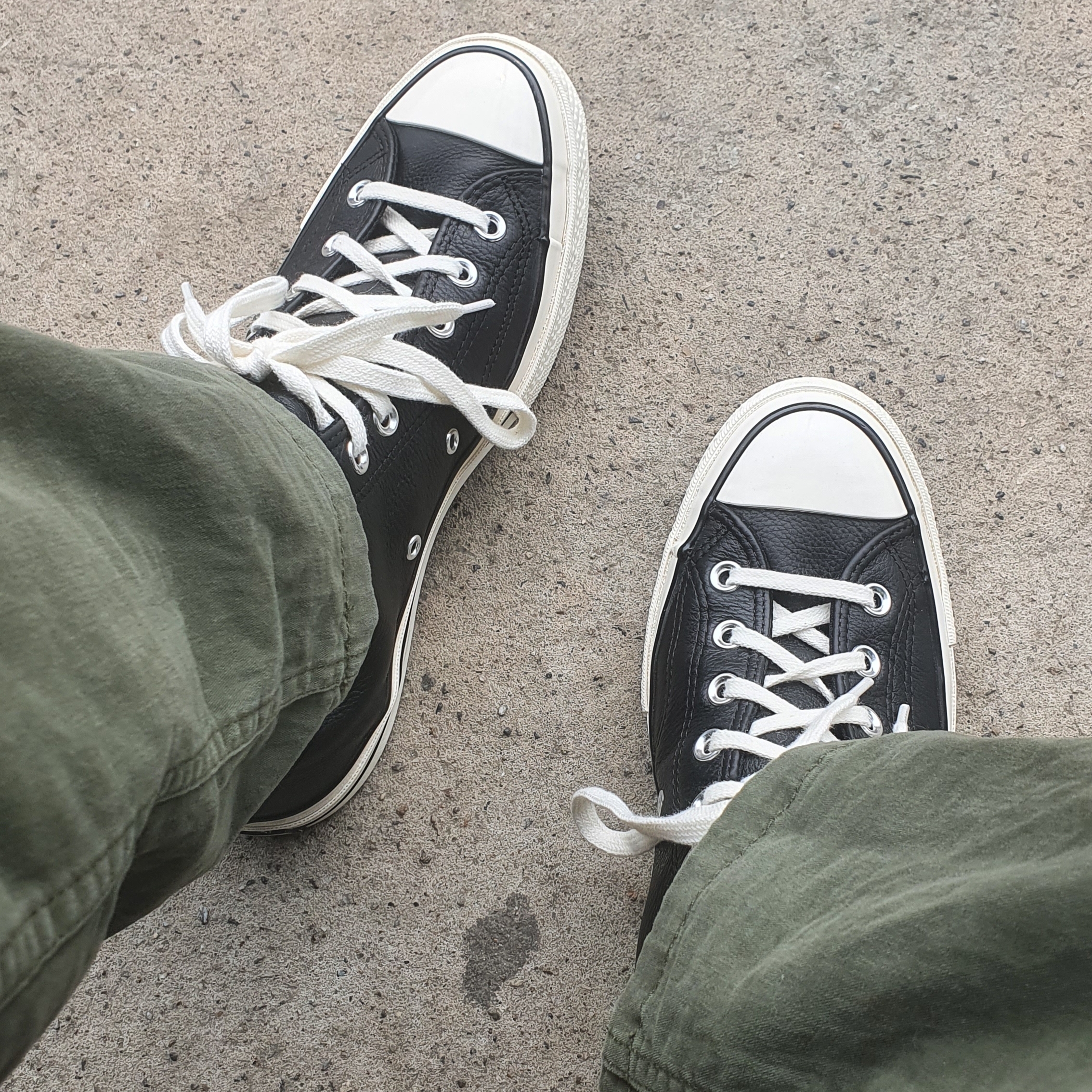 Converse Chuck 70 Hi Black 착용 스타일