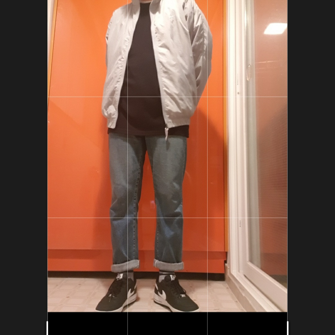 Nike x Comme des Garcons Shirt x Supreme Air Force 1 Low 2018, Nike M NRG Track Jacket Grey 착용 스타일