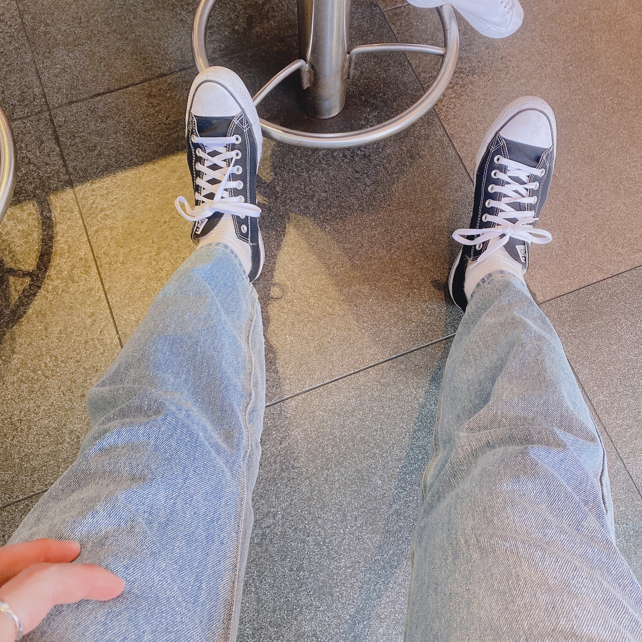 Converse Chuck 70 Ox Black - Standard 착용 스타일