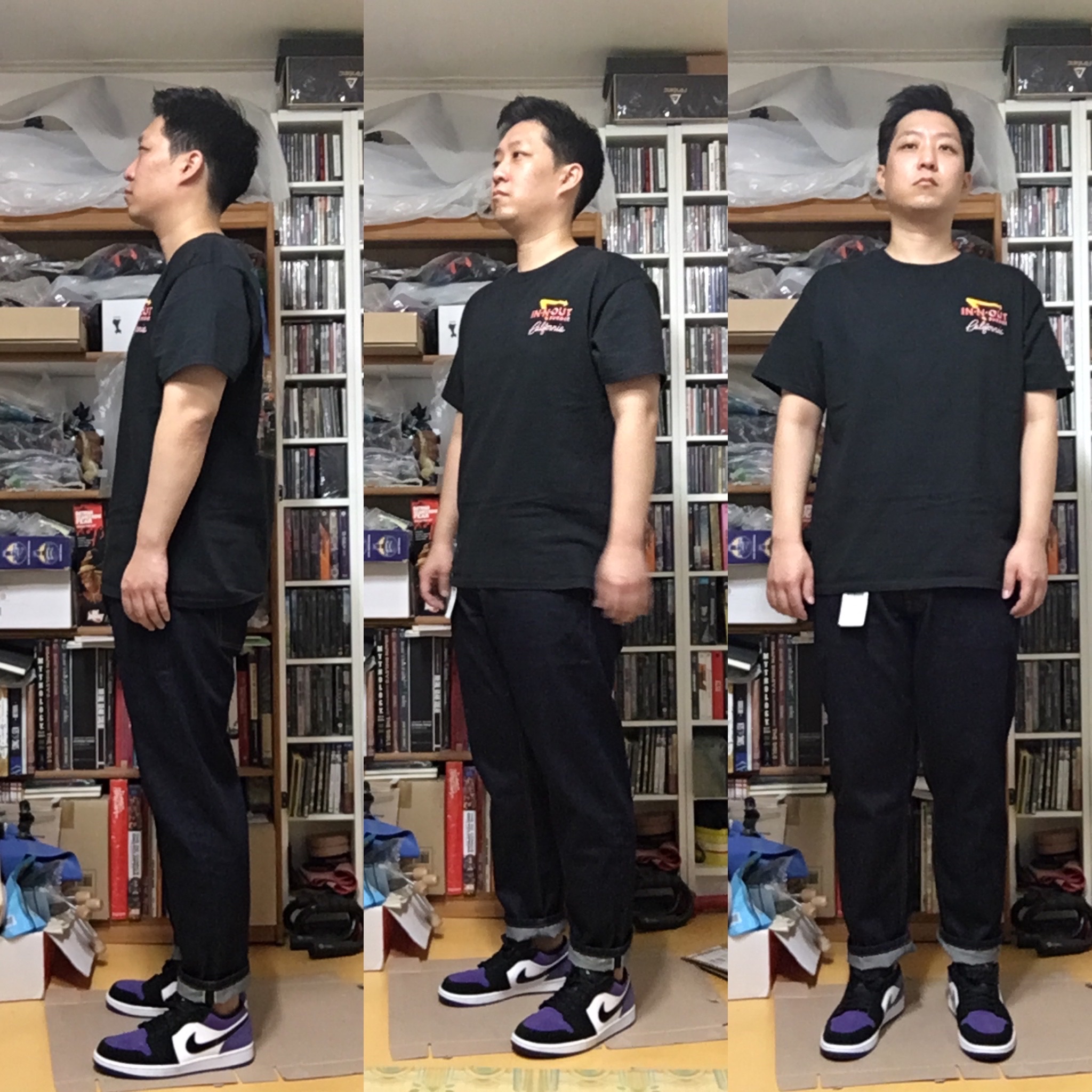 Jordan 1 Low Court Purple 착용 스타일