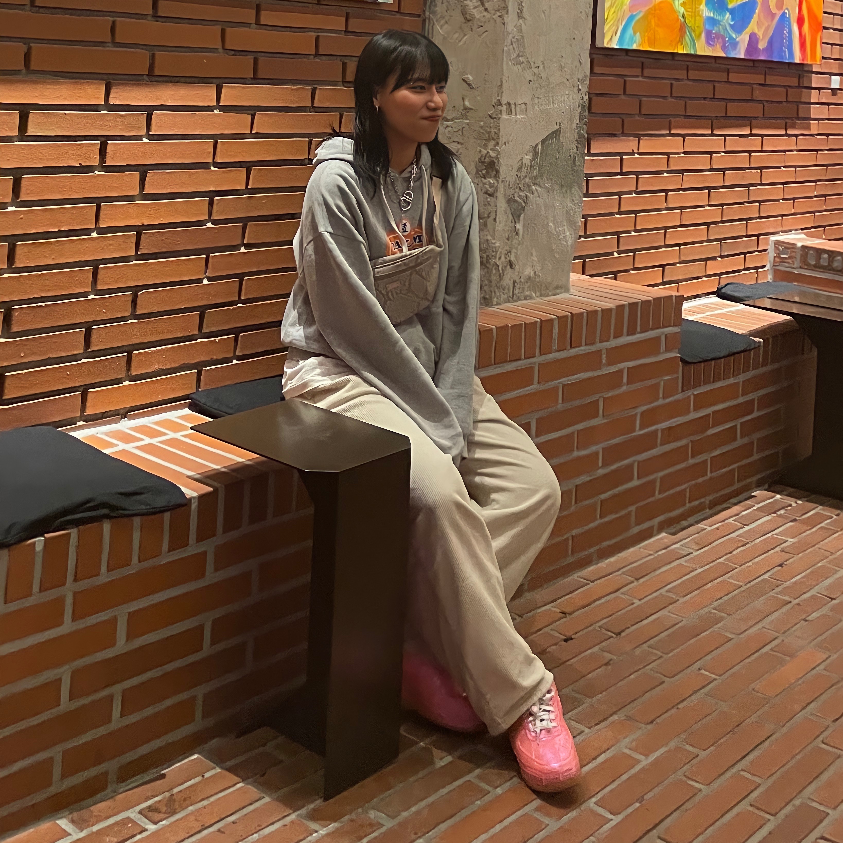 Nike Air Force 1 Experimental Racer Pink 착용 스타일