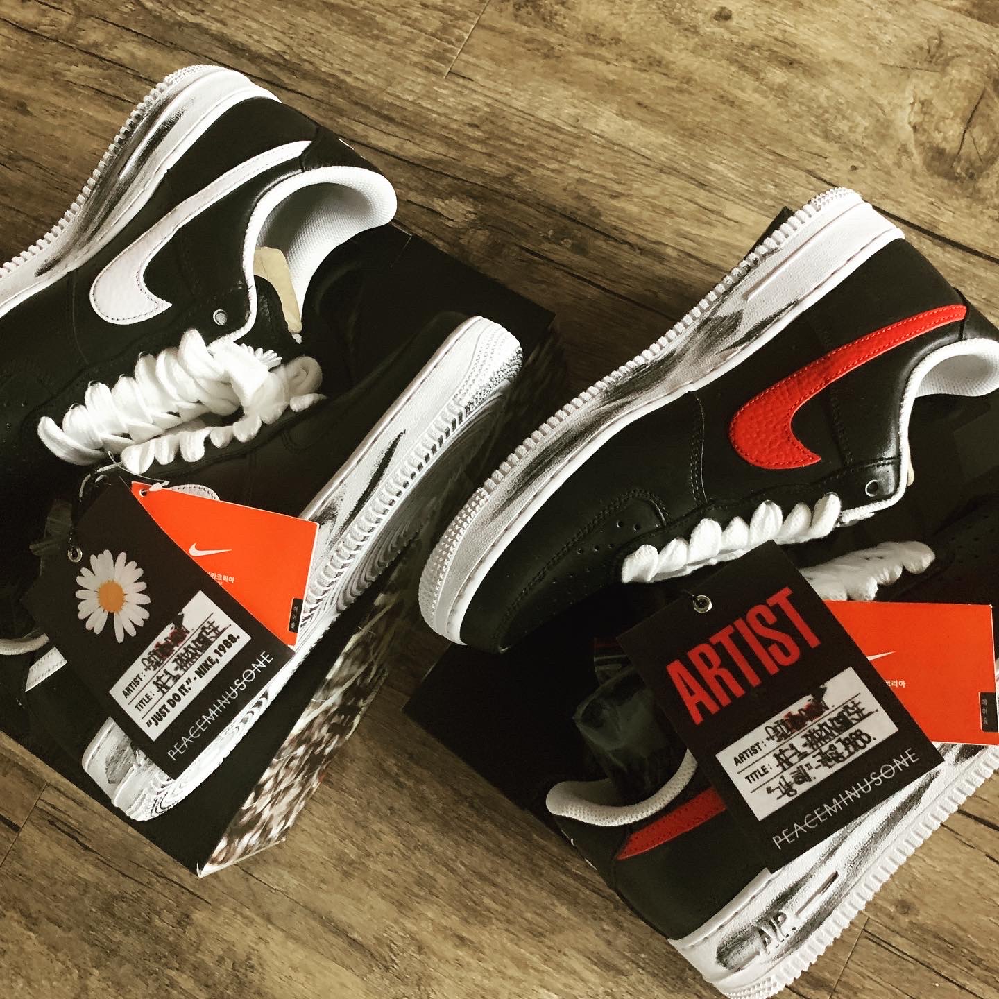 Nike x Peaceminusone Air Force 1 Low Para-Noise - Korea Exclusive, Nike x Peaceminusone Air Force 1 Low Para-Noise 착용 스타일