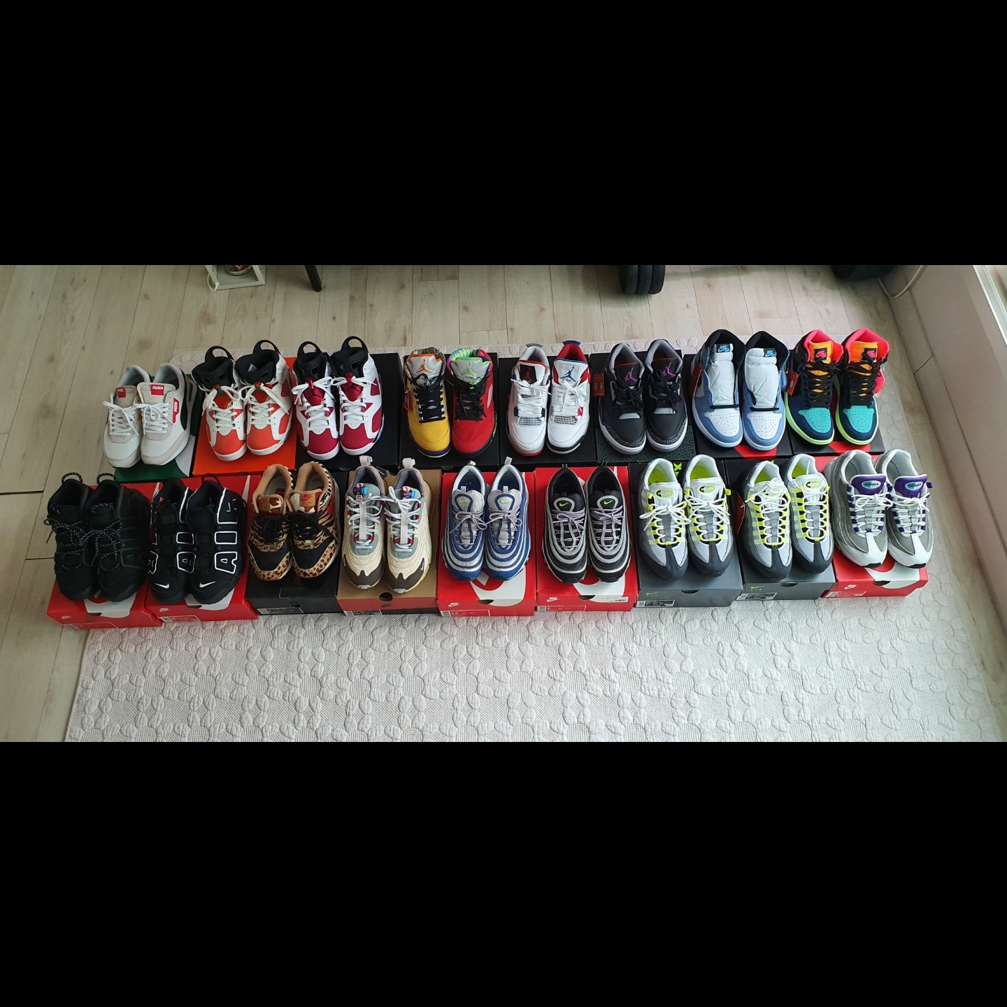 Jordan 6 Retro Carmine 2021, Jordan 6 Retro Gatorade Like Mike White 착용 스타일 - 1