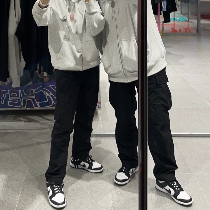 Nike Dunk Low Retro Black 착용 스타일