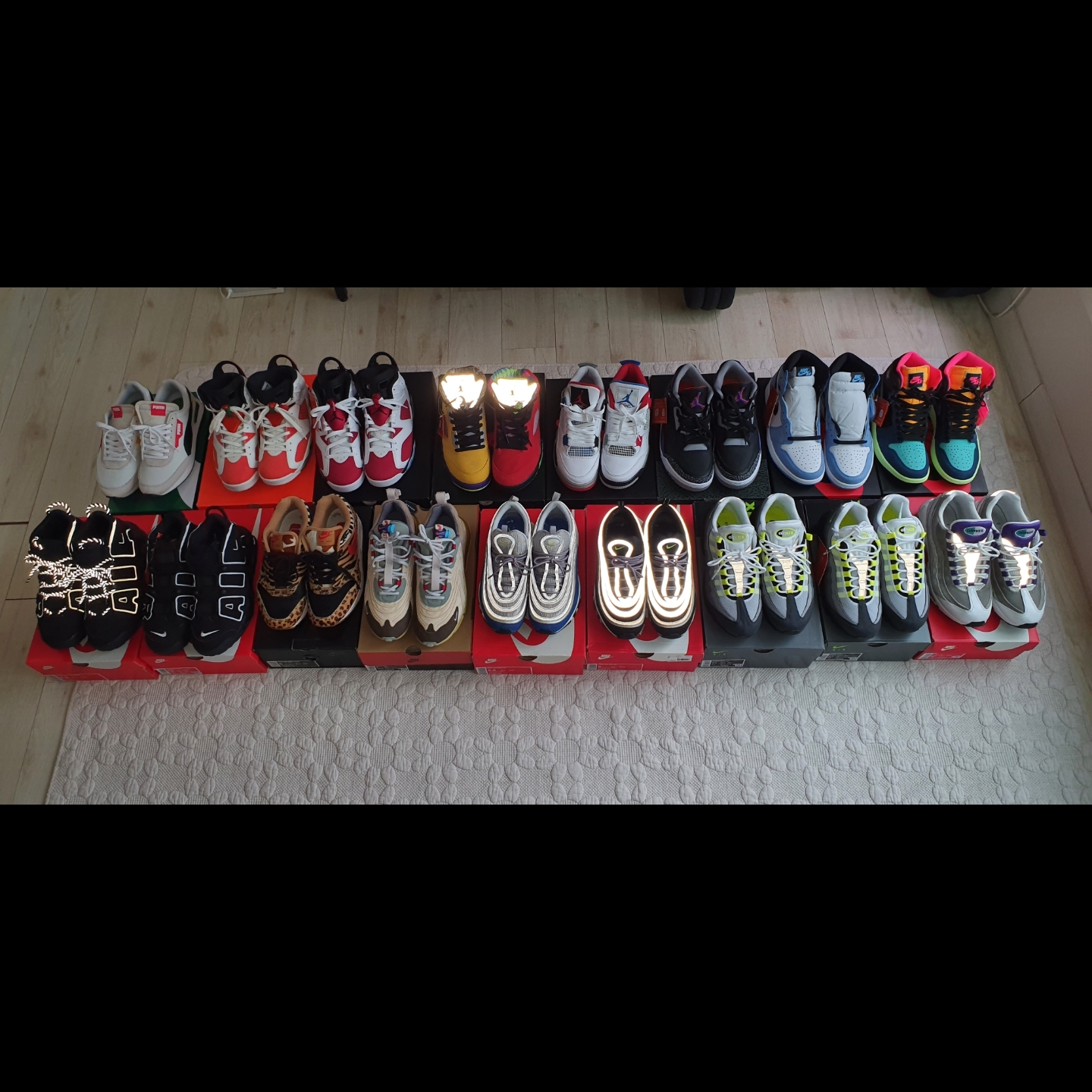 Jordan 6 Retro Carmine 2021, Jordan 6 Retro Gatorade Like Mike White 착용 스타일 - 2