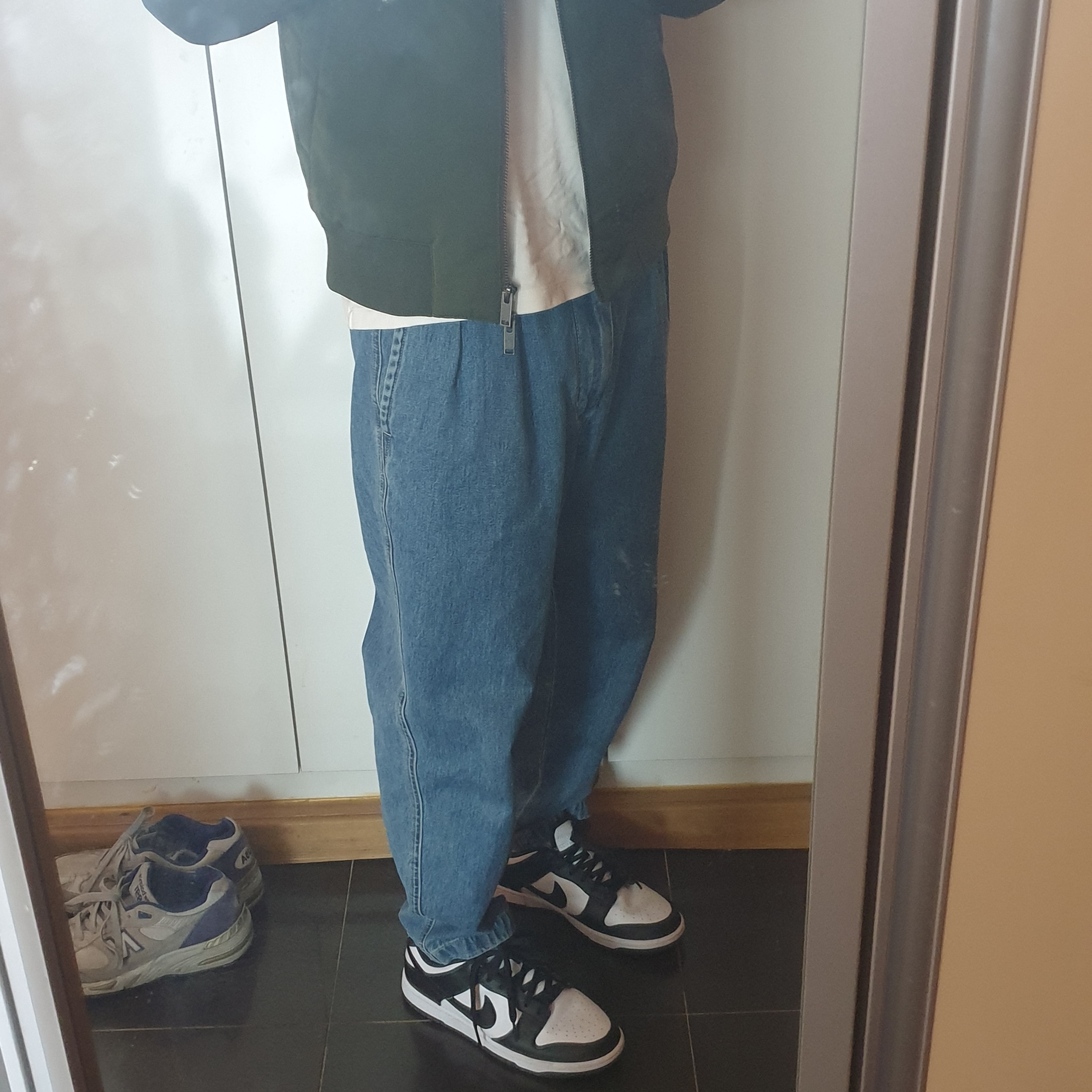 Nike Dunk Low Retro Black 착용 스타일